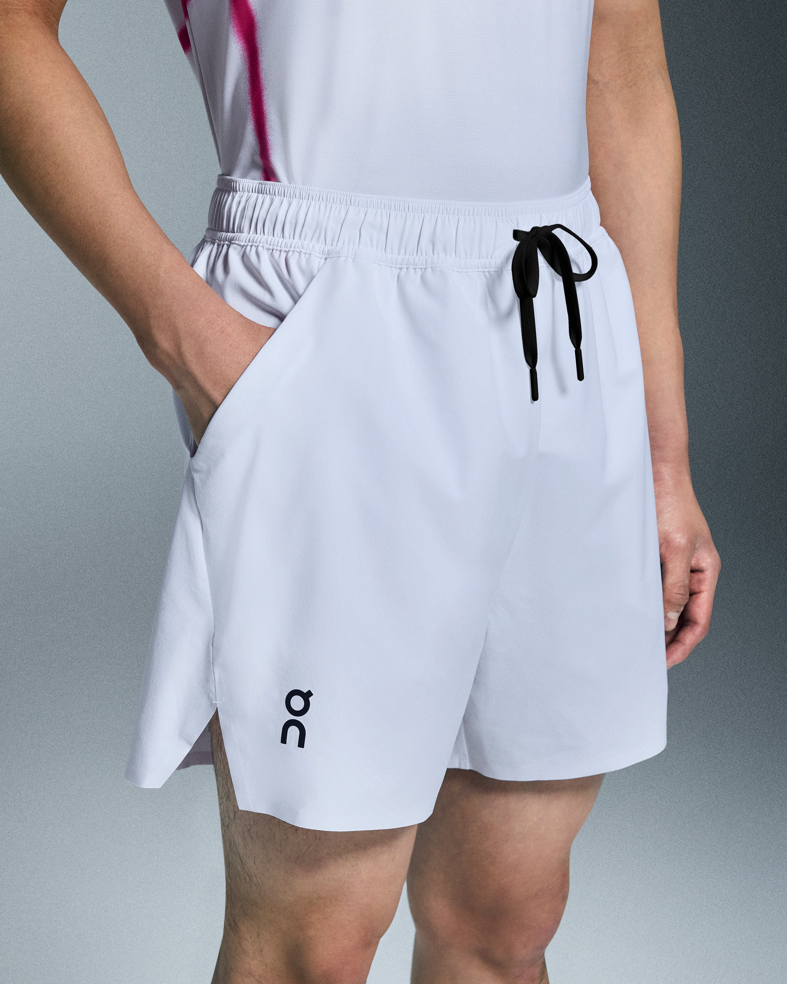 On Court Shorts White Homme Shorts