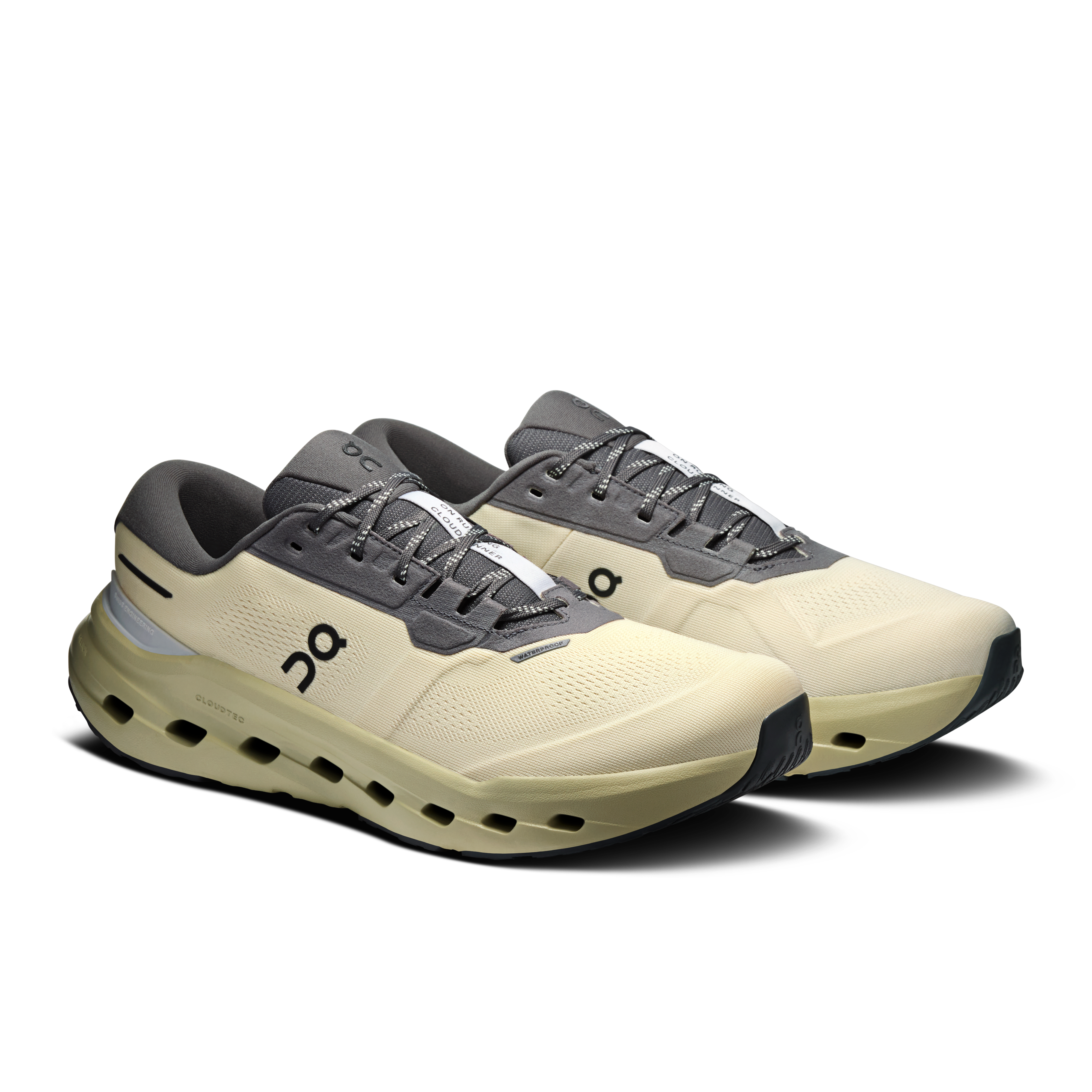 On Cloudrunner 3 Waterproof Pollen & Haze Masculino Corrida de rua Tênis