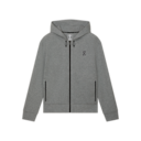 Focus Tech Zip Hoodie in Basalt
