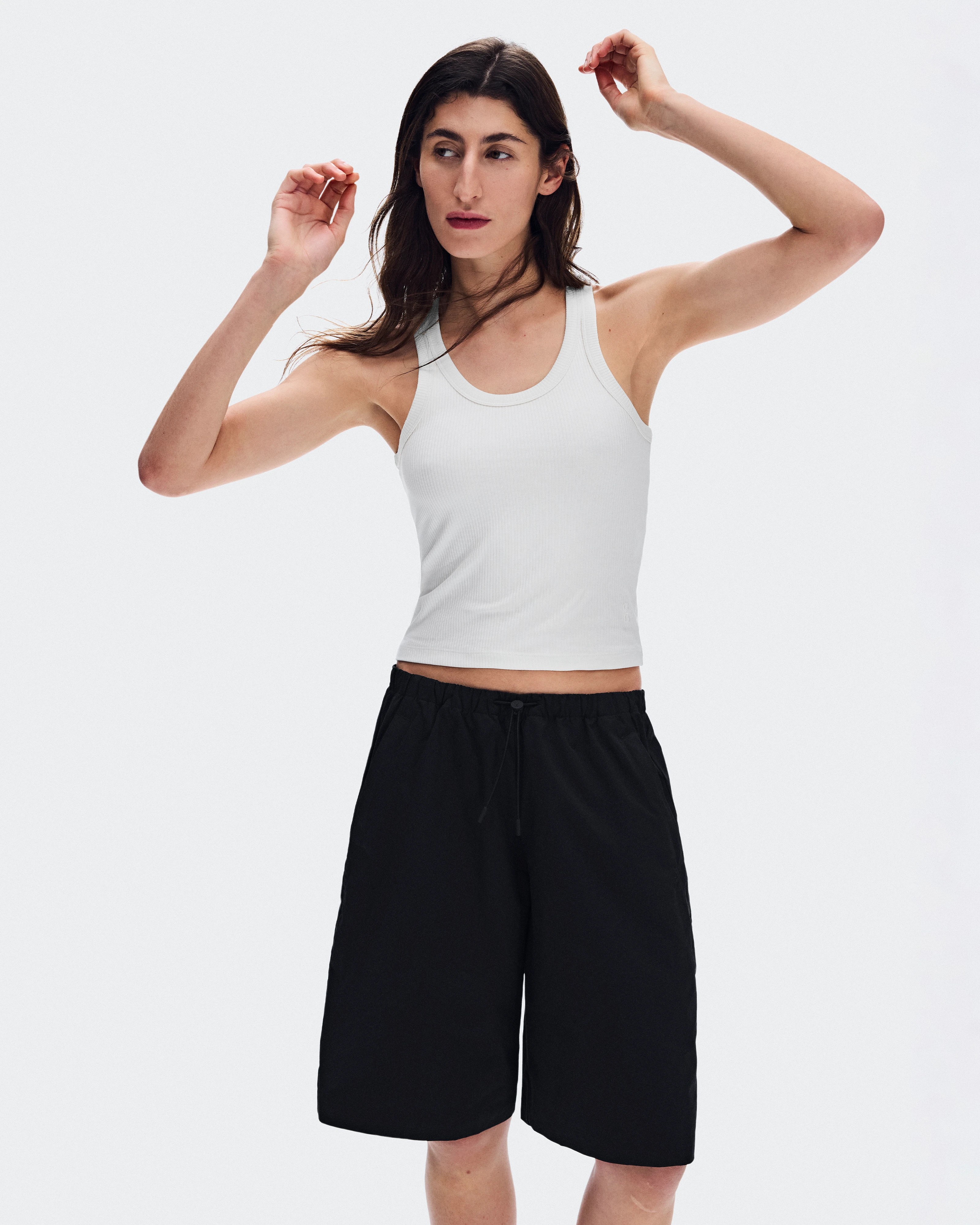 On Bermuda Shorts Black Women Shorts