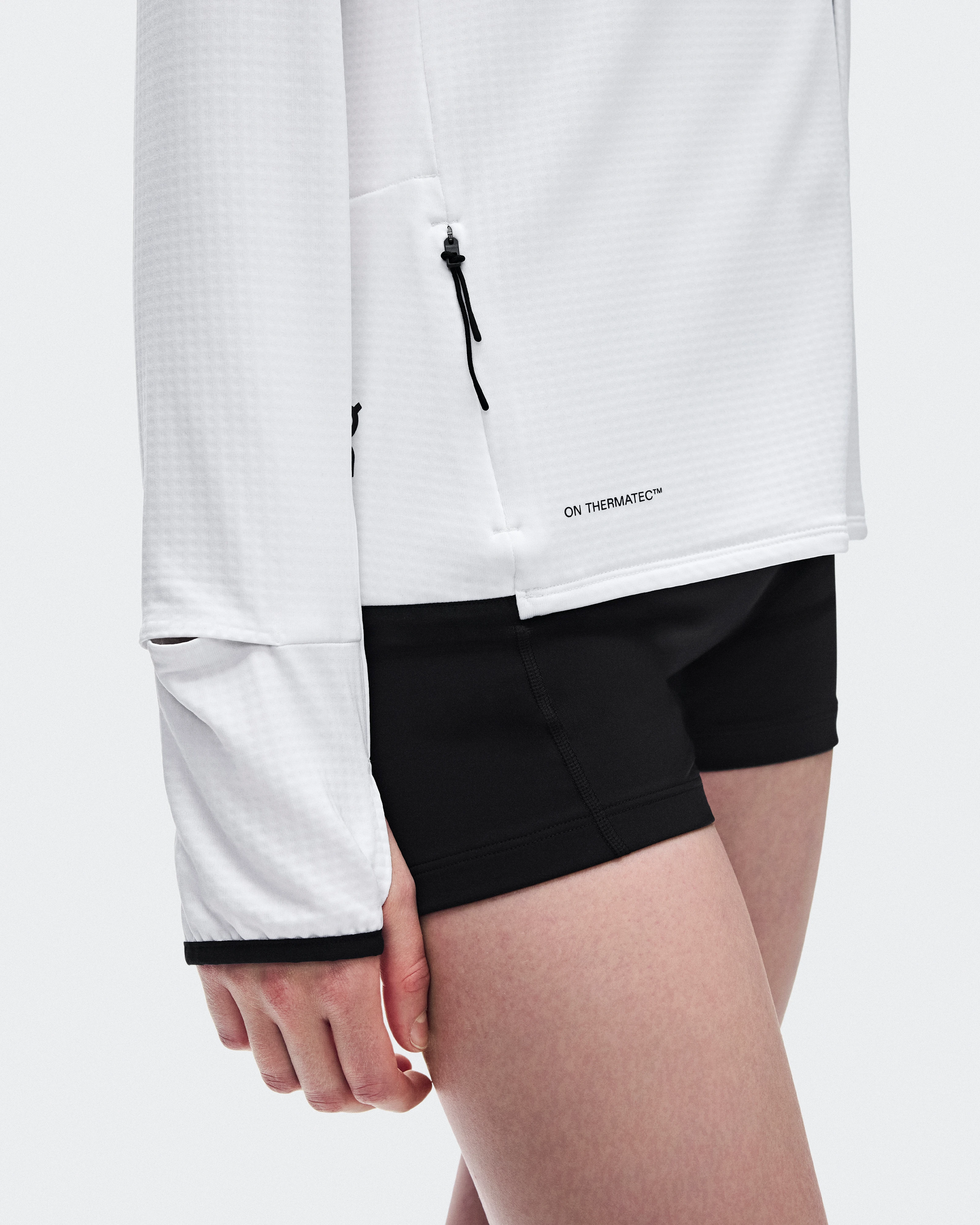 On Climate Zip Hoodie White Women Hoodies and sweatshirts