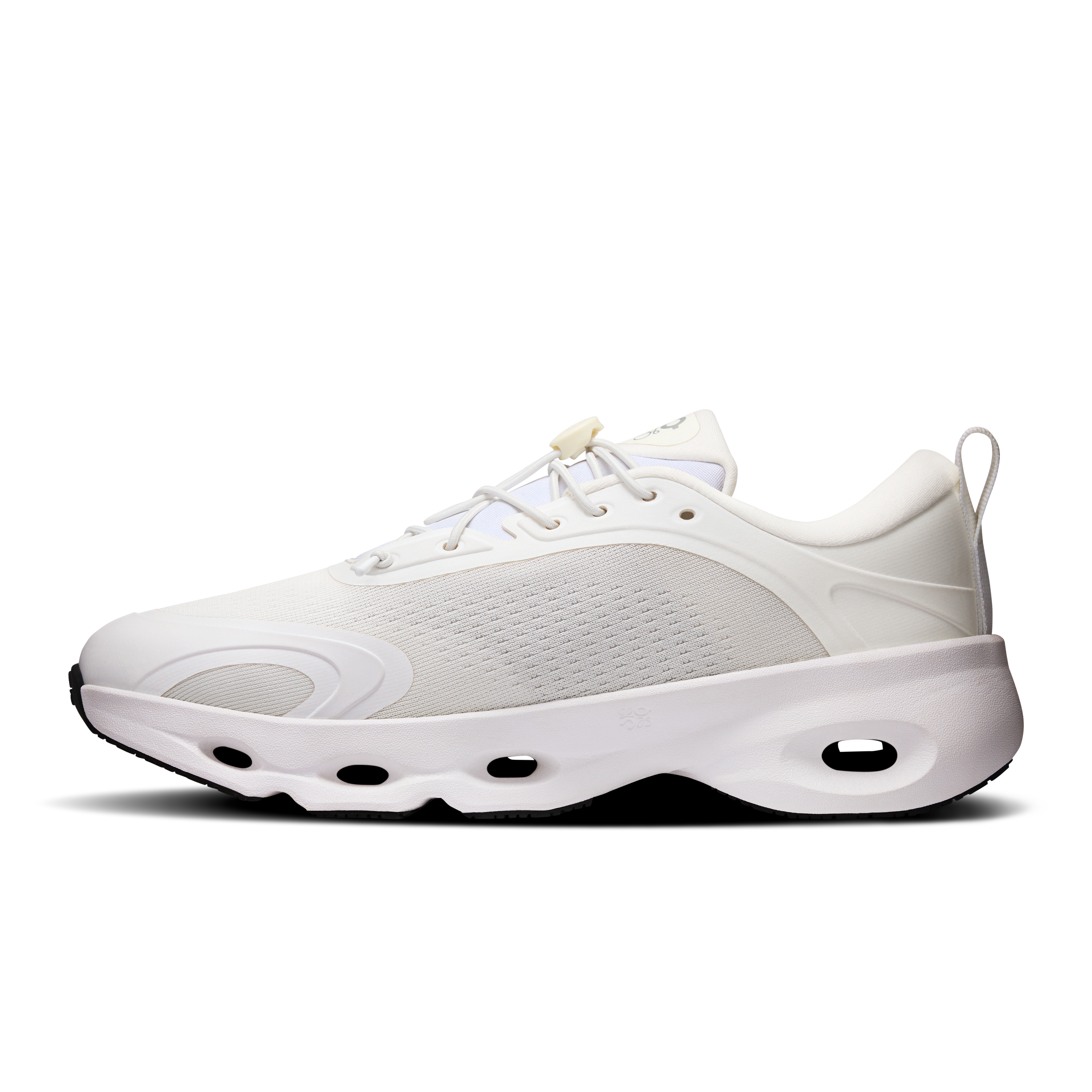 On Cloudsolo LOEWE White & Light Grey Women Shoes
