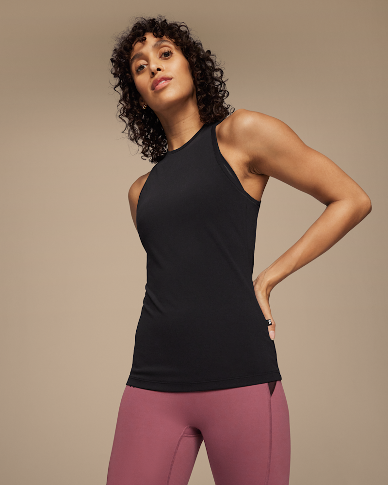 On Women's Movement Tank Top in Black, Size: XS, Recycled Polyamide