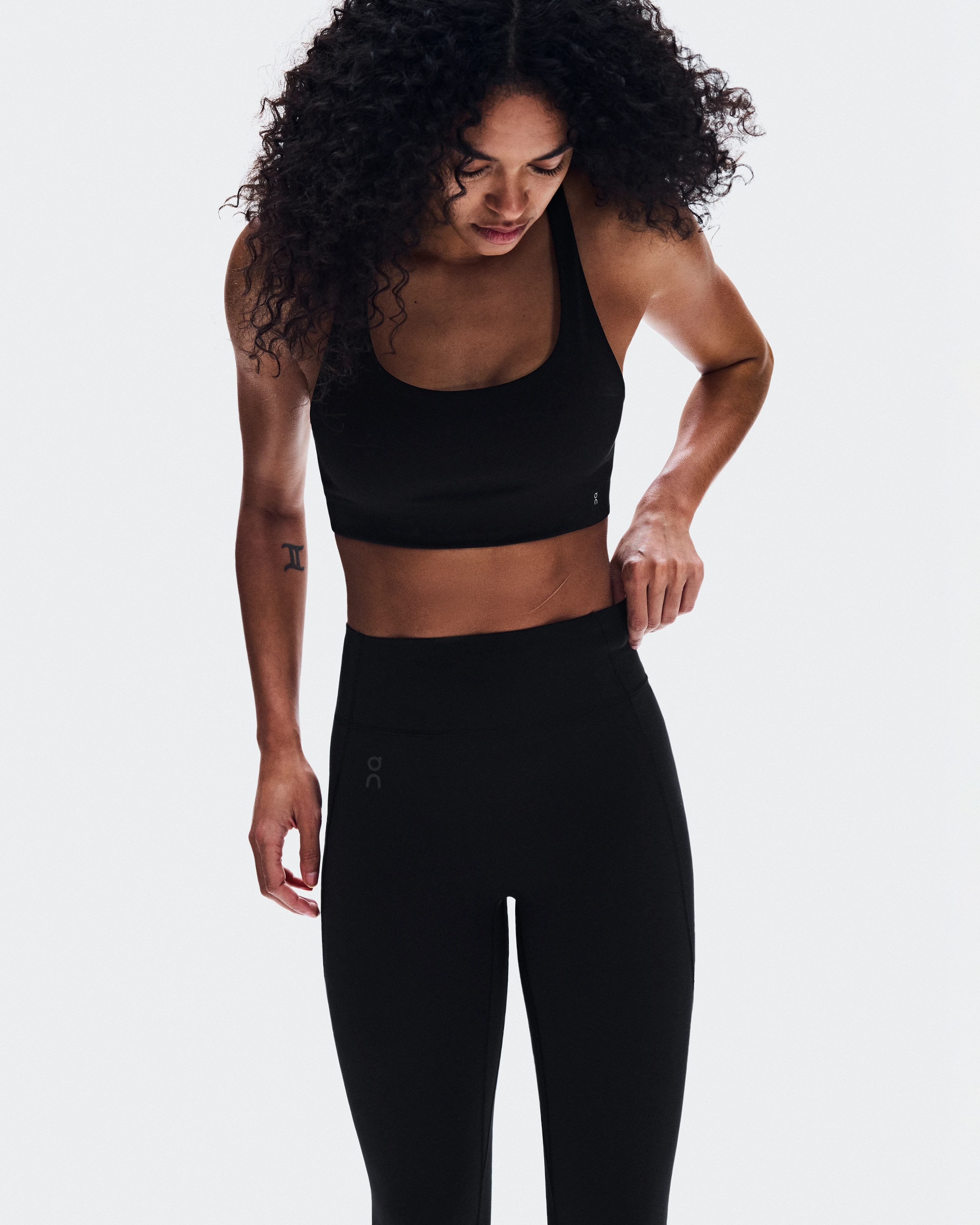 On Studio Tights 7/8 Black Women Tights