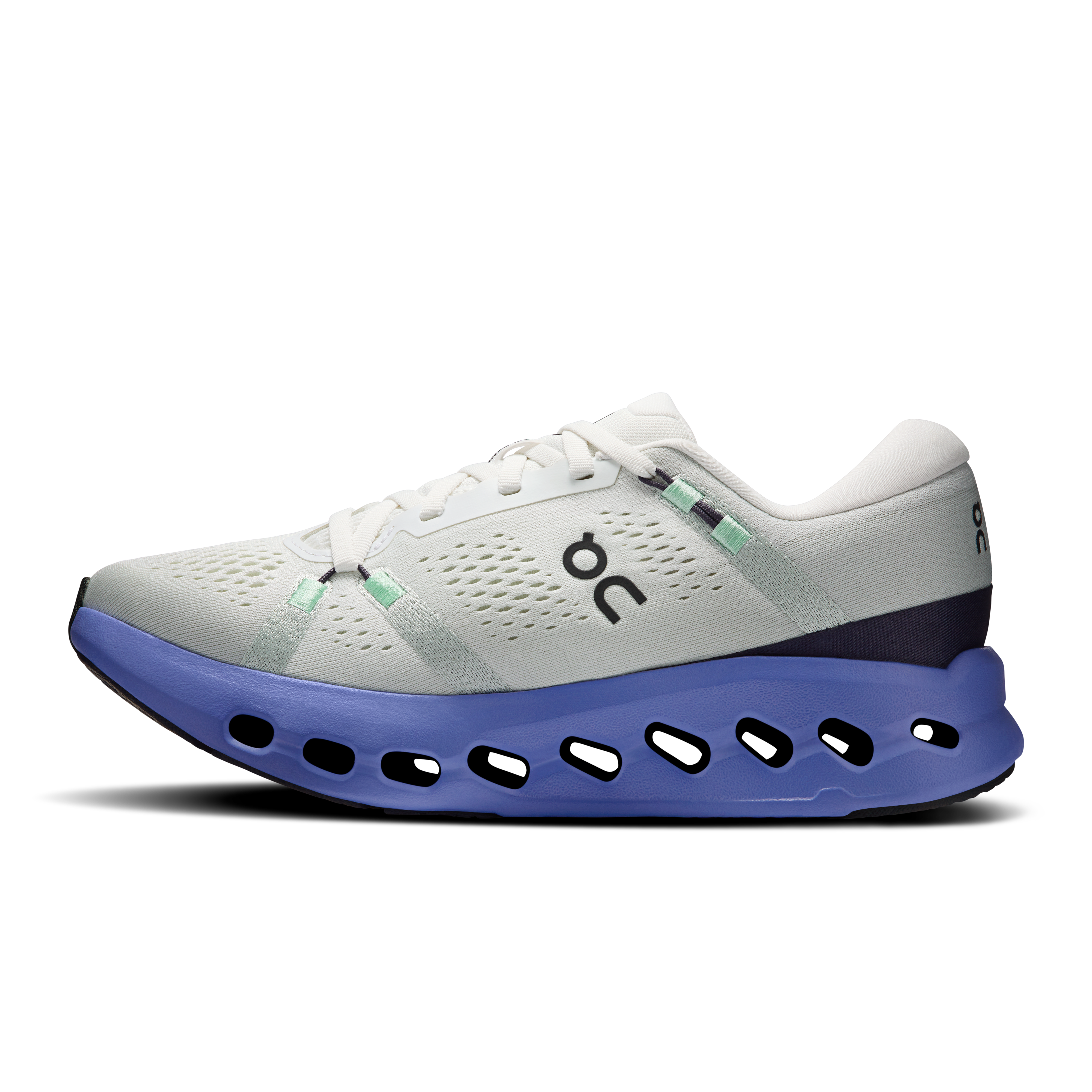 On Cloudsurfer 2 Ivory & Sailor Feminino Corrida de rua Tênis