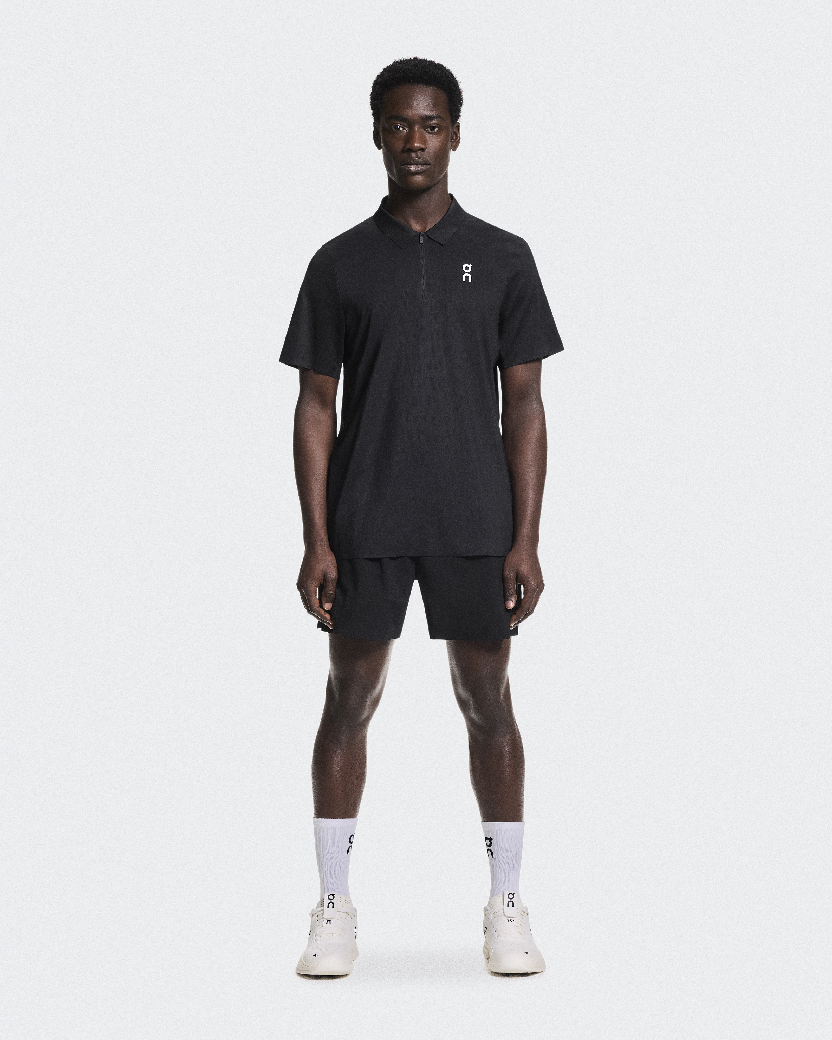Court Polo Shirt in Black