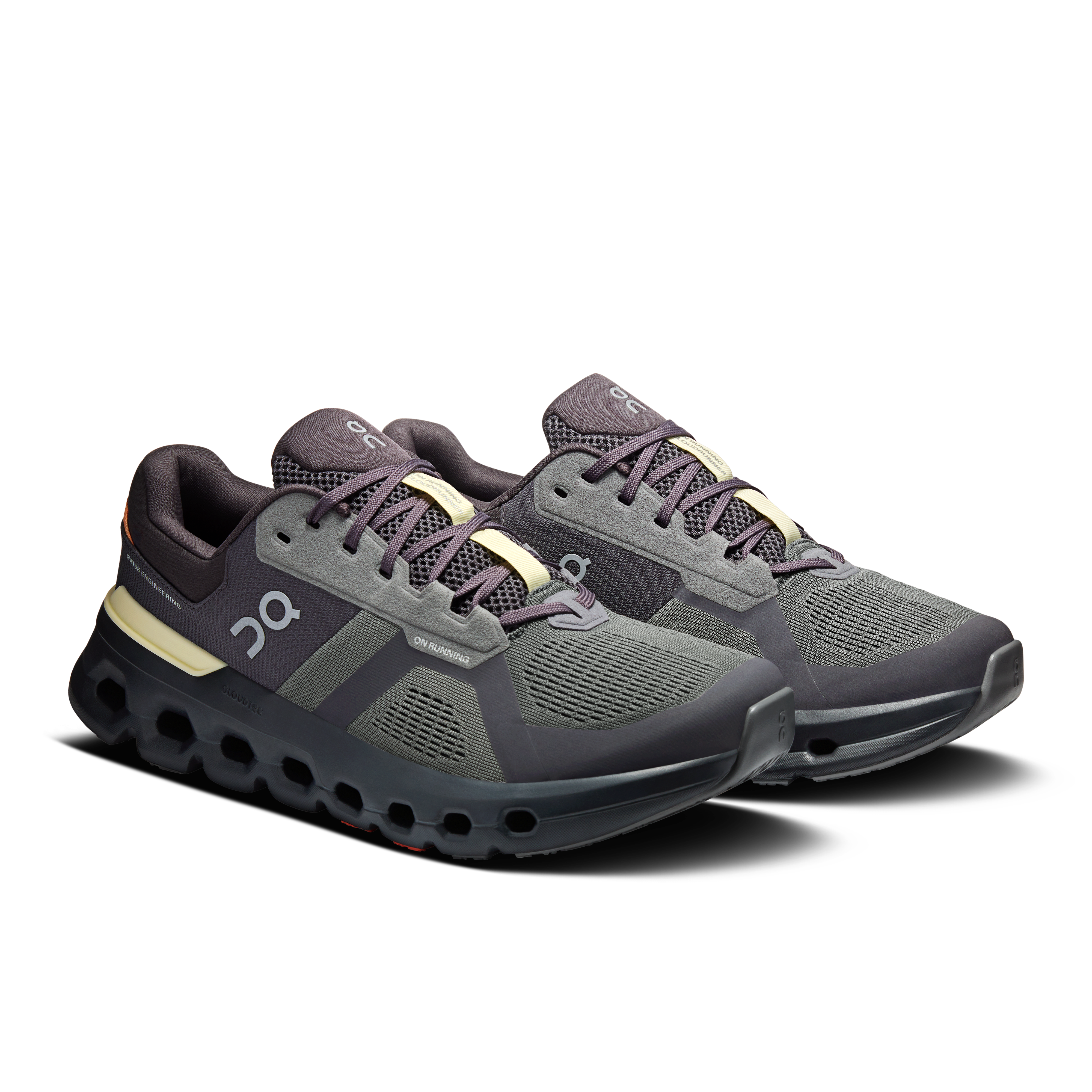 On Cloudrunner 2 Rock & Tangerine Men Road running Shoes