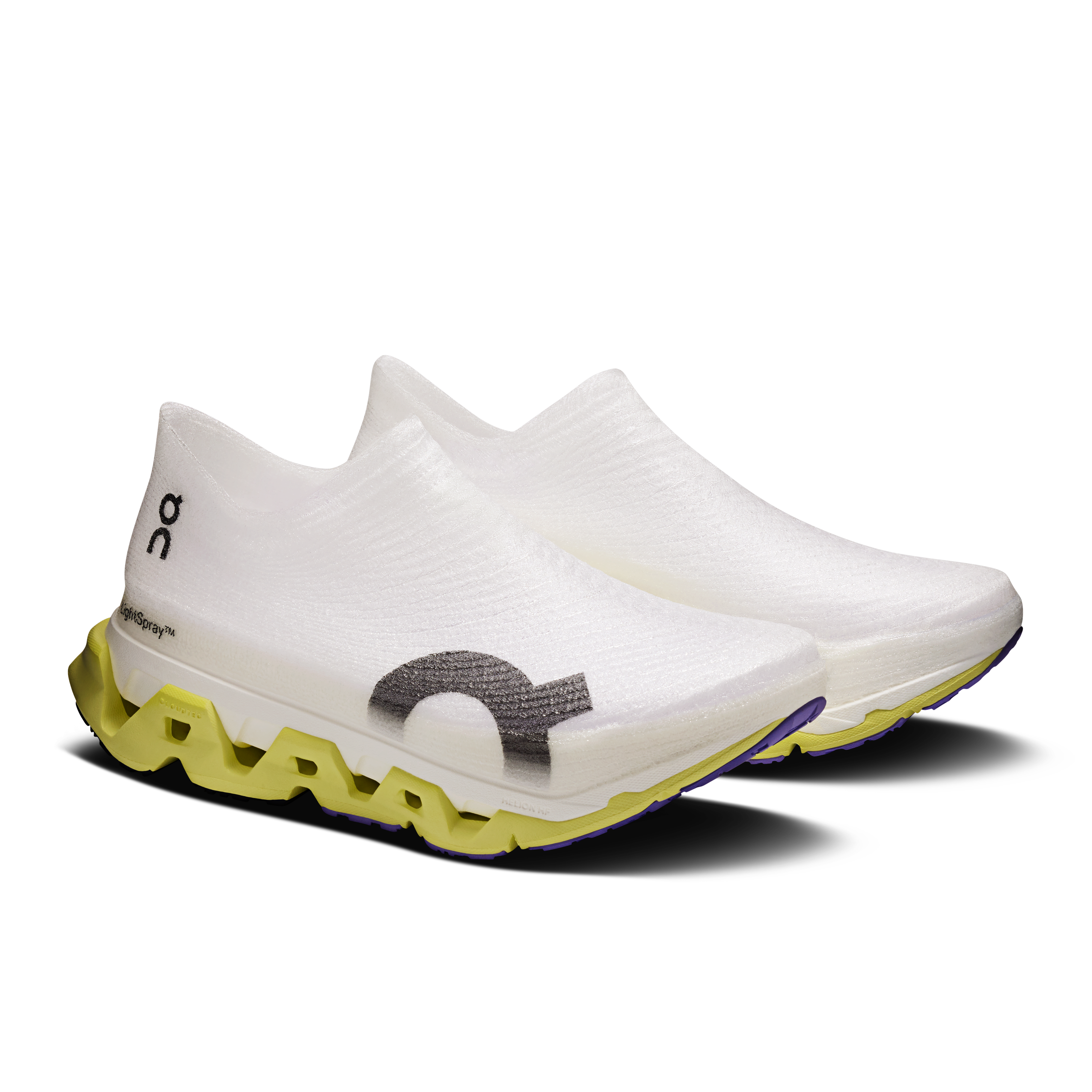 On LightSpray Cloudmonster 3 Hyper Limelight & Bloom Unisex Road running Shoes