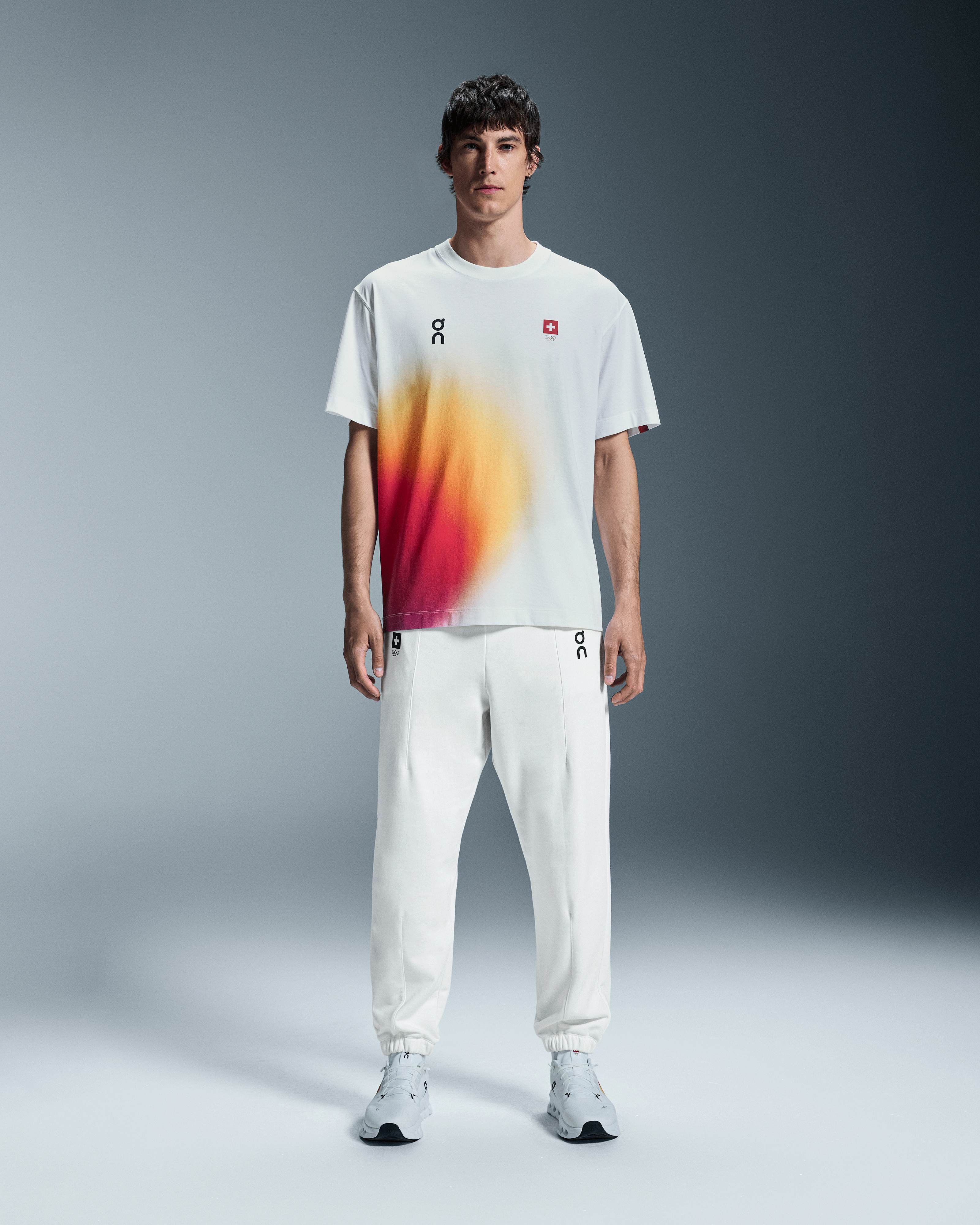 On Swiss Olympic Club Pants Undyed-White Herren Hosen
