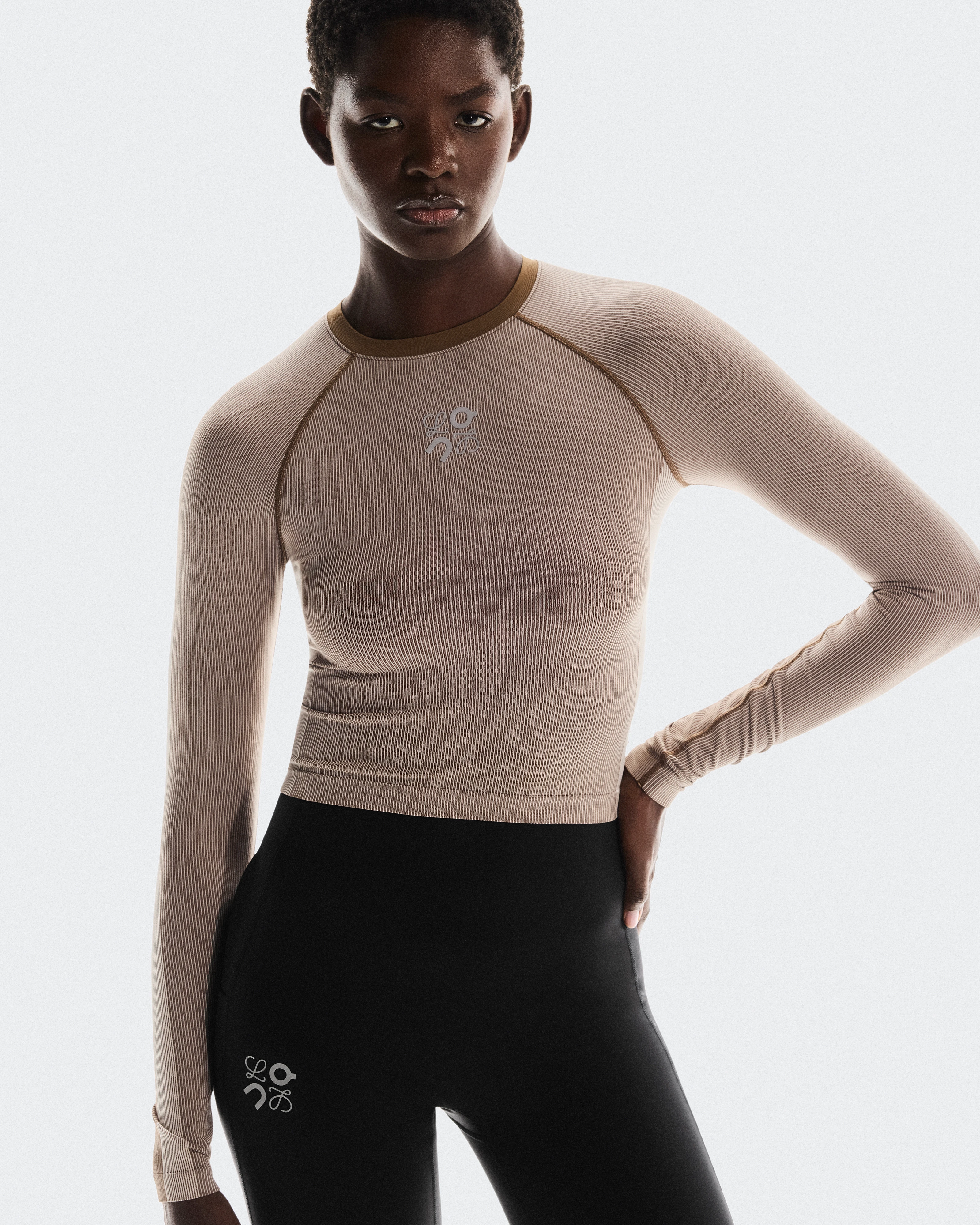 On Long Sleeve Top LOEWE Ivory Women Tops and t-shirts
