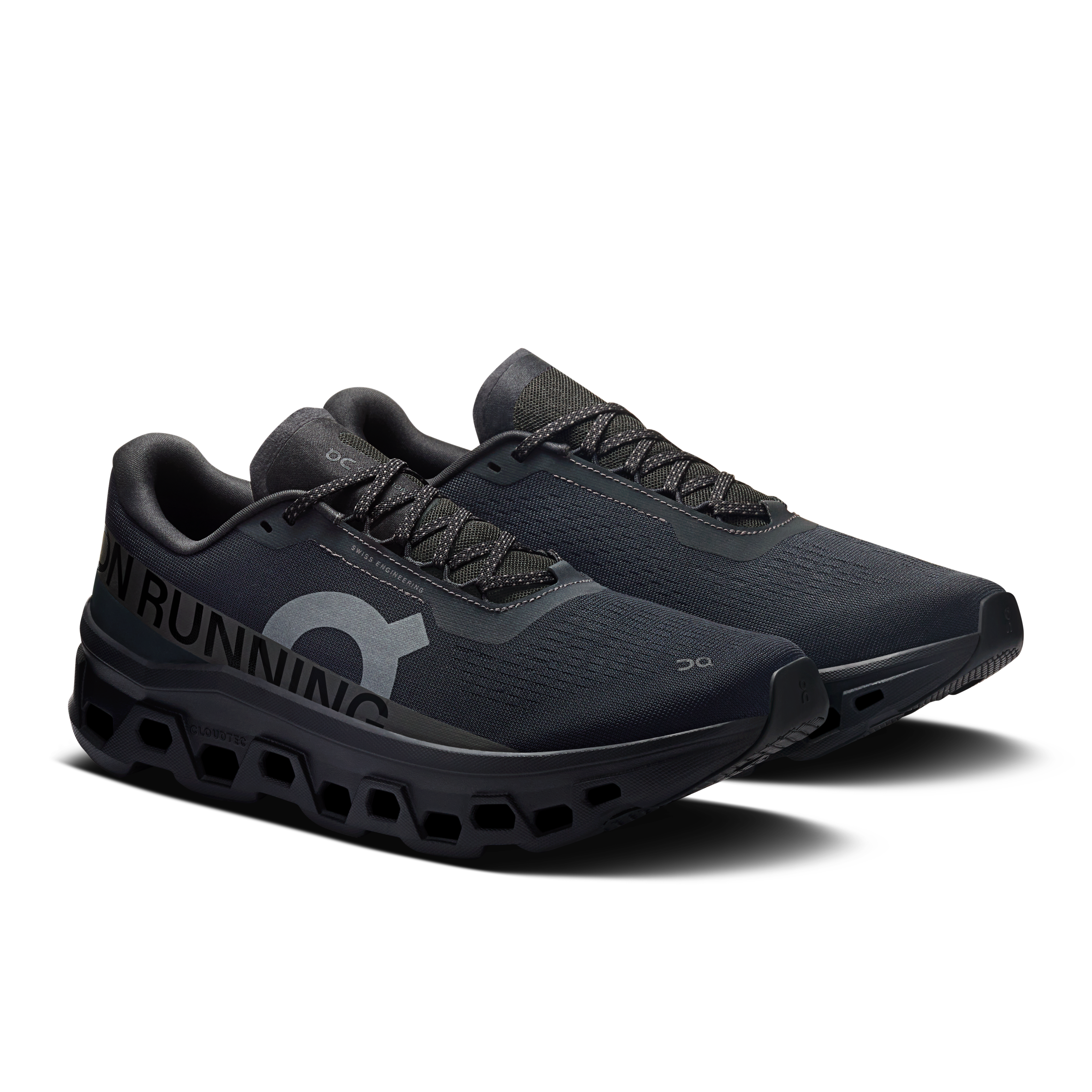 On Cloudmonster 1 Black & Black Homme Active Life Chaussures