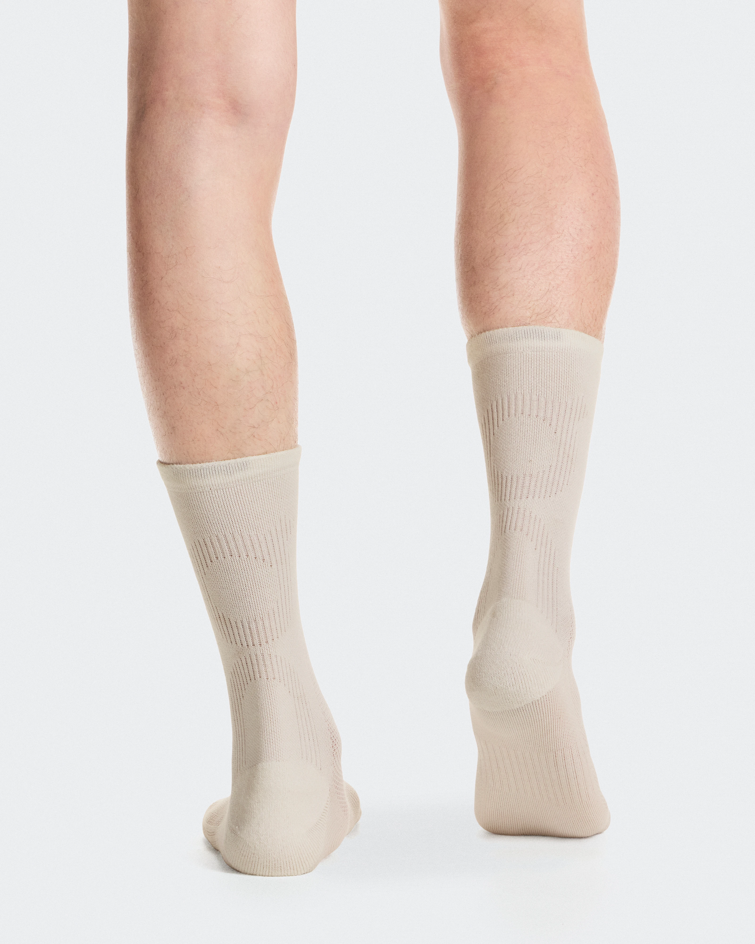 On Hybrid Sock High 2P Ivory Unisex Socks