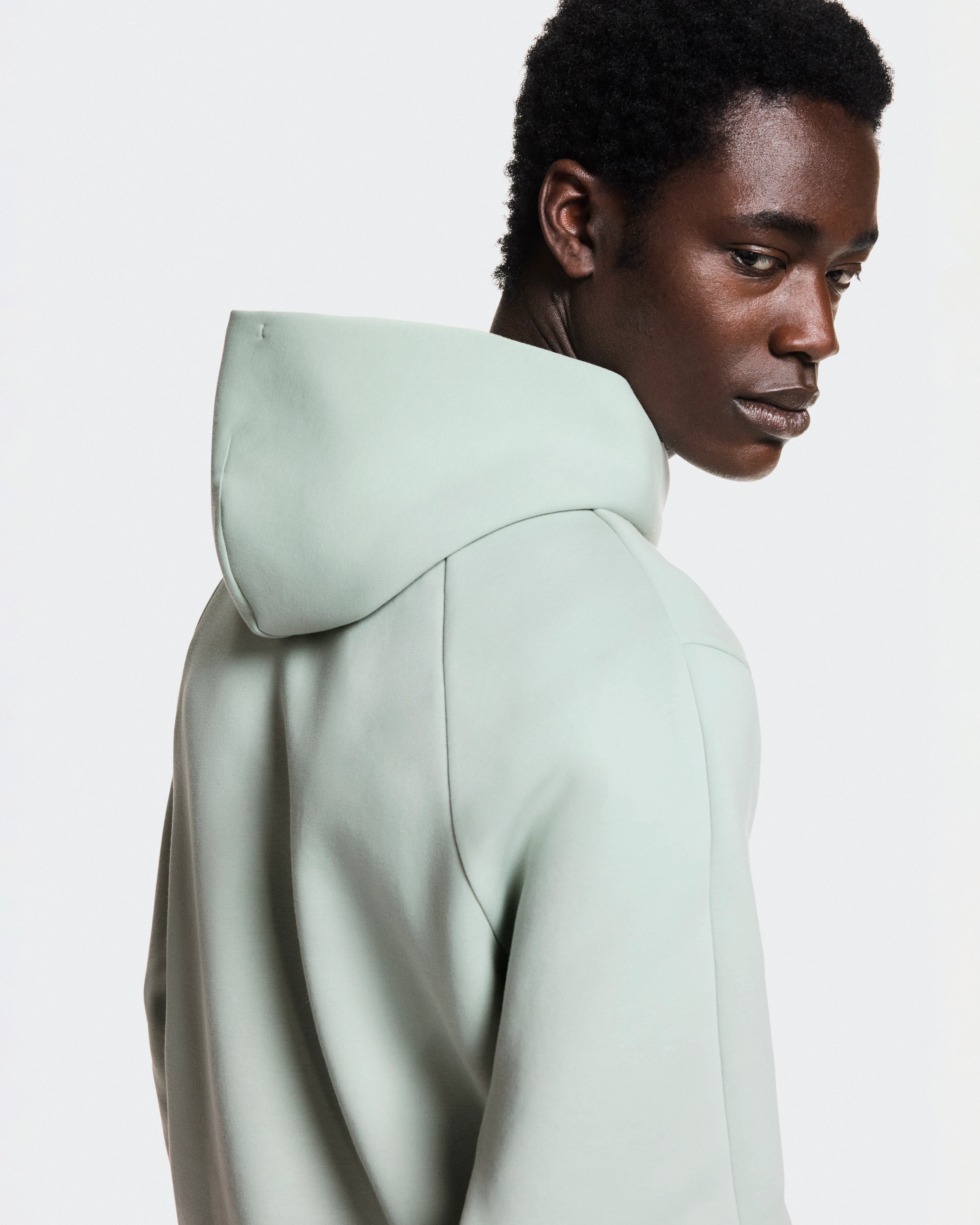 On Focus Tech Hoodie Mineral Men Hoodies and sweatshirts