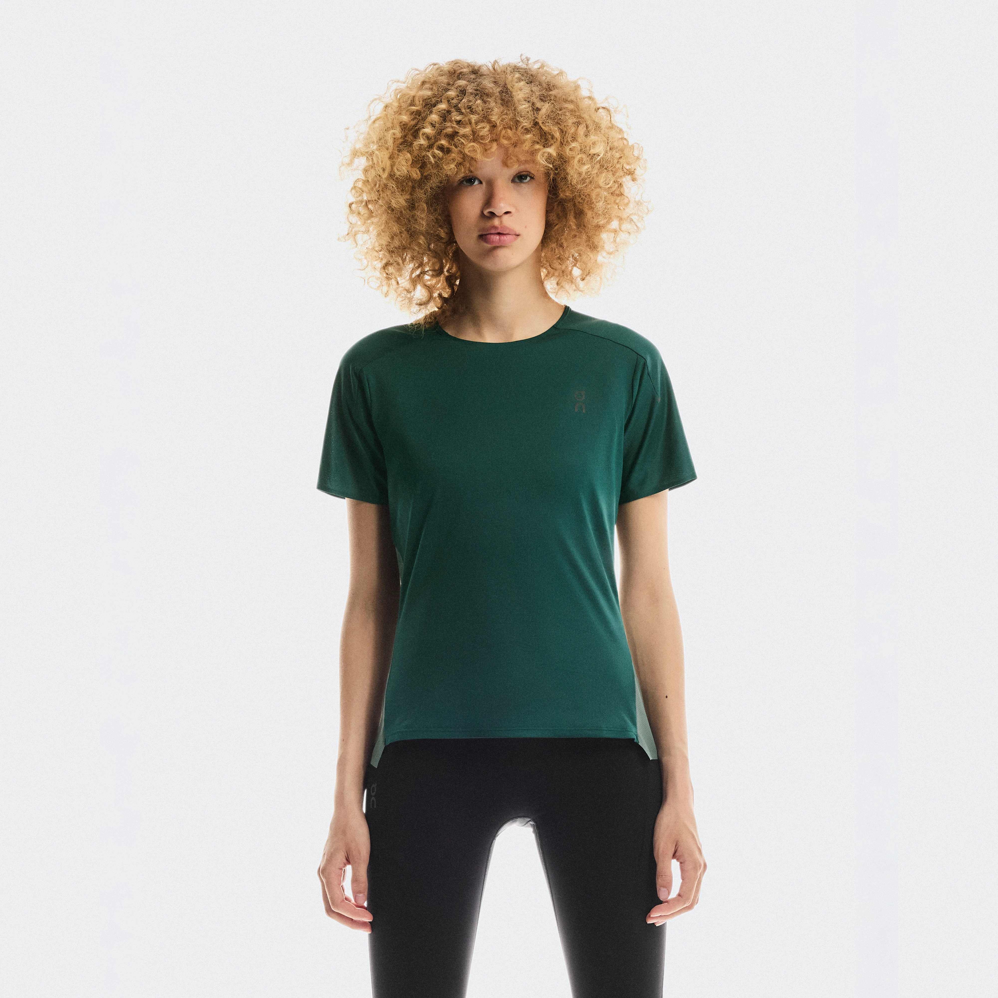 On Performance-T Green Women Women – Long runs, short runs, warm weather Tops and t-shirts