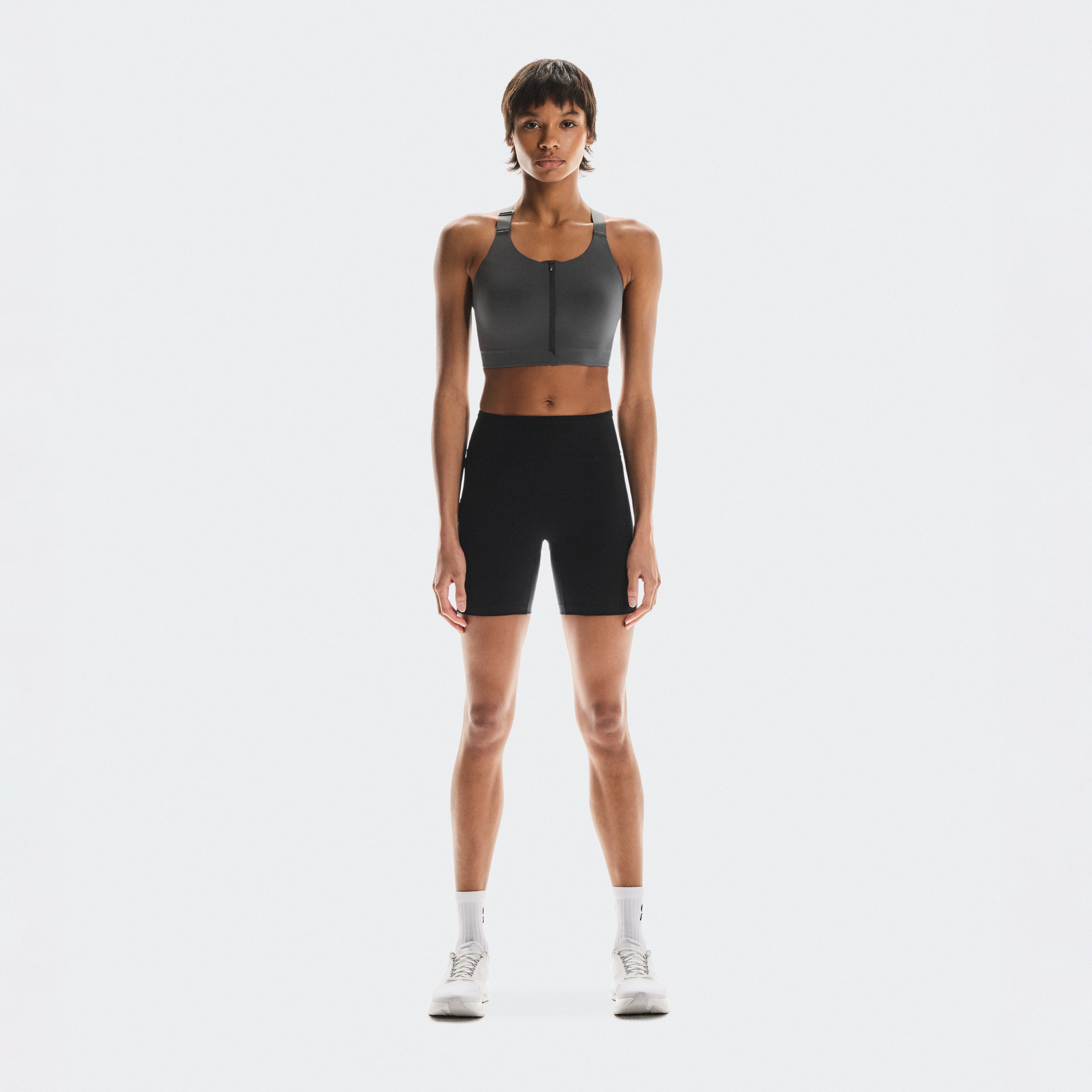 On Performance Tights Short Black Women Women – Road running, On DryTec™, 6" inseam Tights