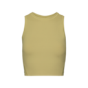 Studio Crop Tank in Caper