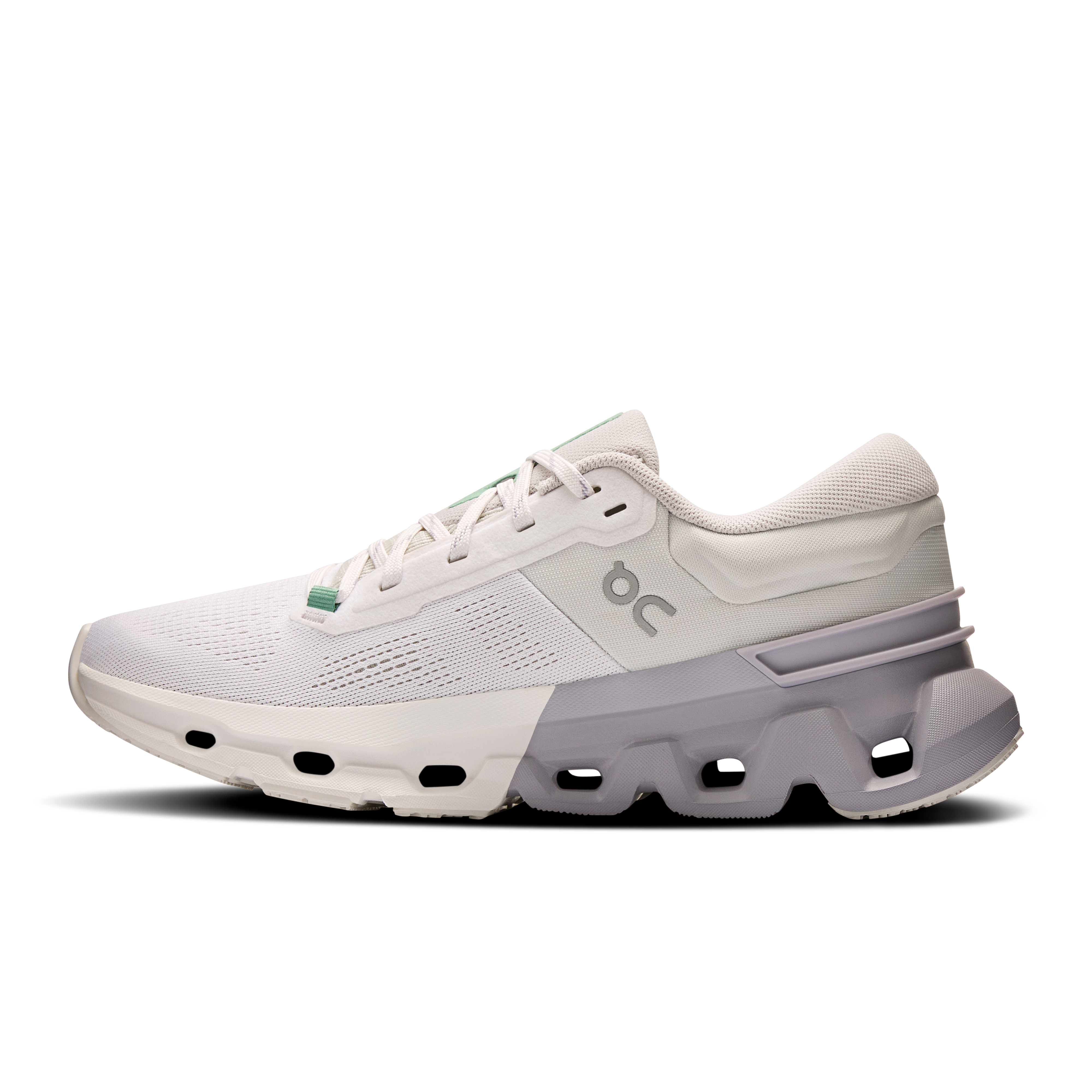 On Cloudflyer 5 White & Lilac Women Road running Shoes