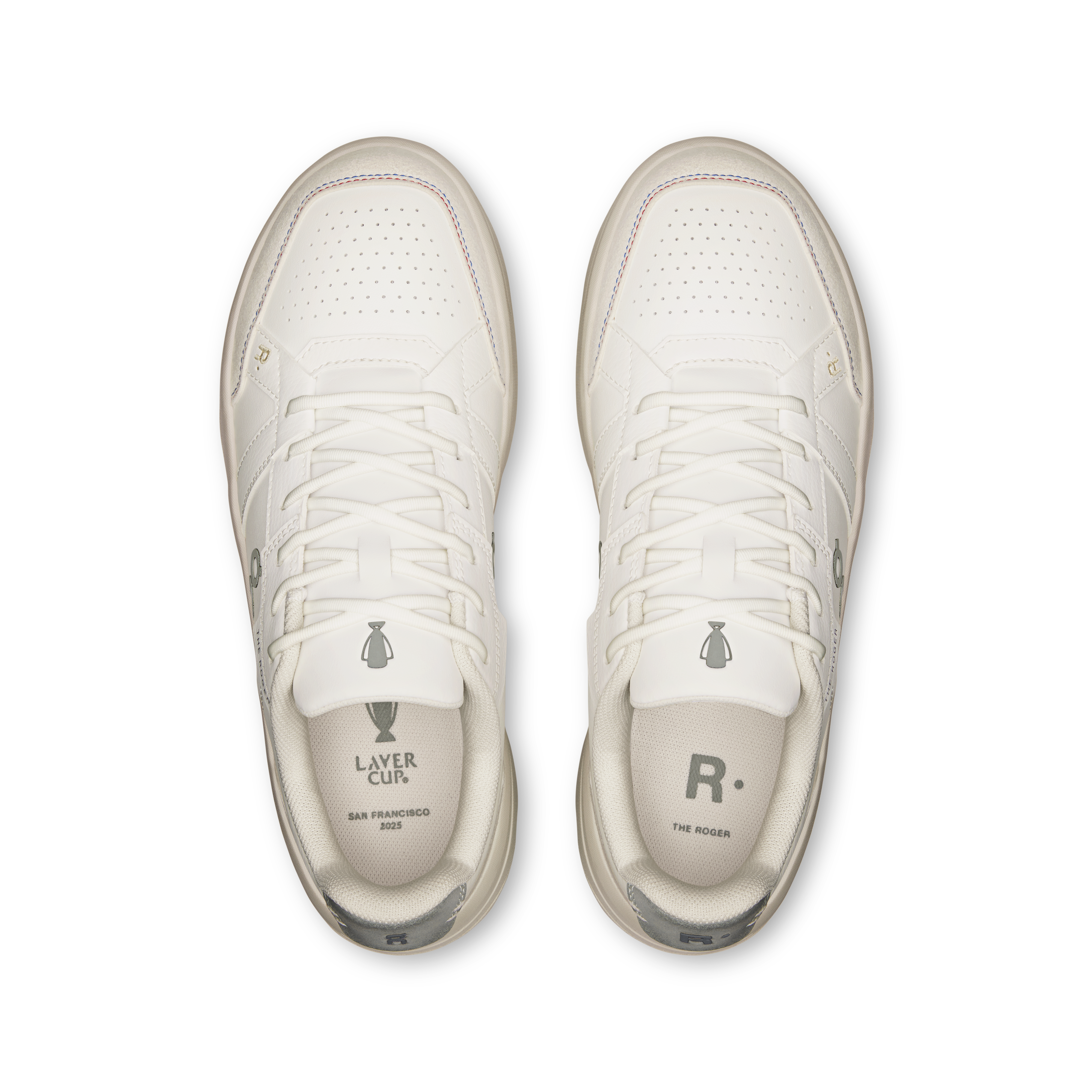 On THE ROGER Clubhouse LC White & Ivory Donna Tennis Scarpe