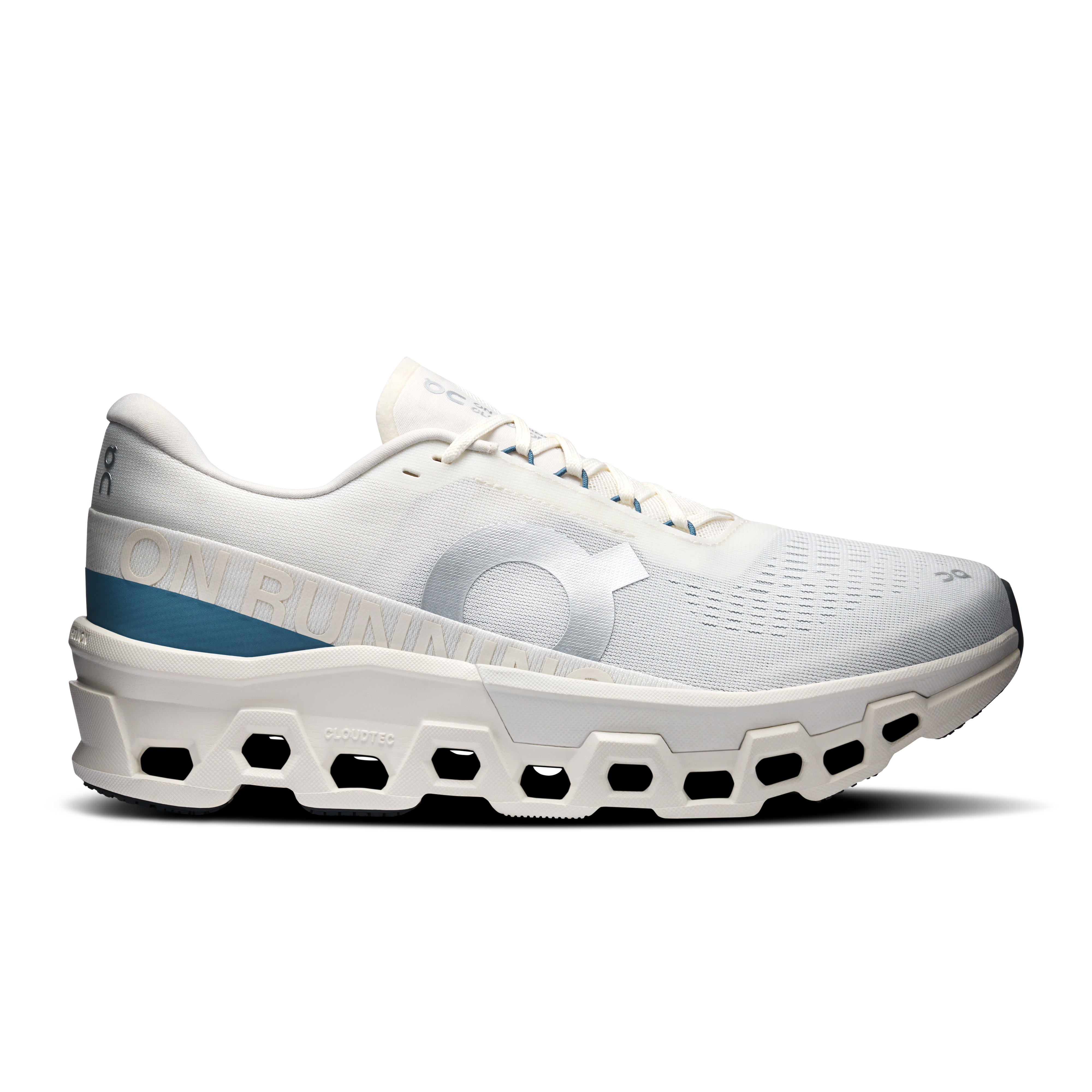 Cloudmonster 2 Road Running Shoe in Ivory/Steel