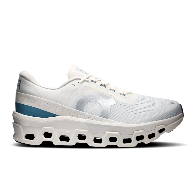 On Cloudmonster 2 Zapatillas de Running para Asfalto Hombre en Ivory/Steel, Talla: 46, Polyester ️