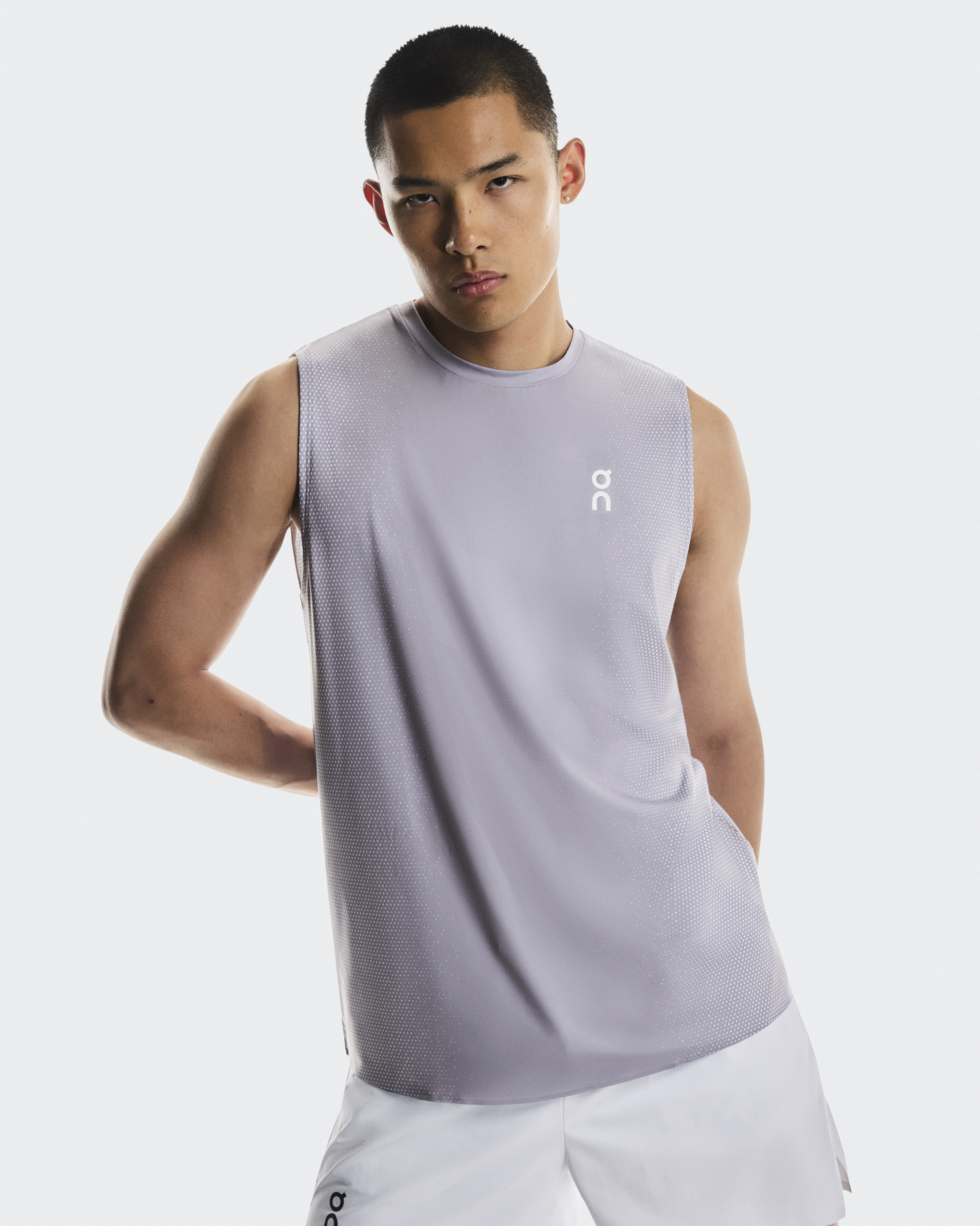 Men's Court Tank | White & Black | On Japan
