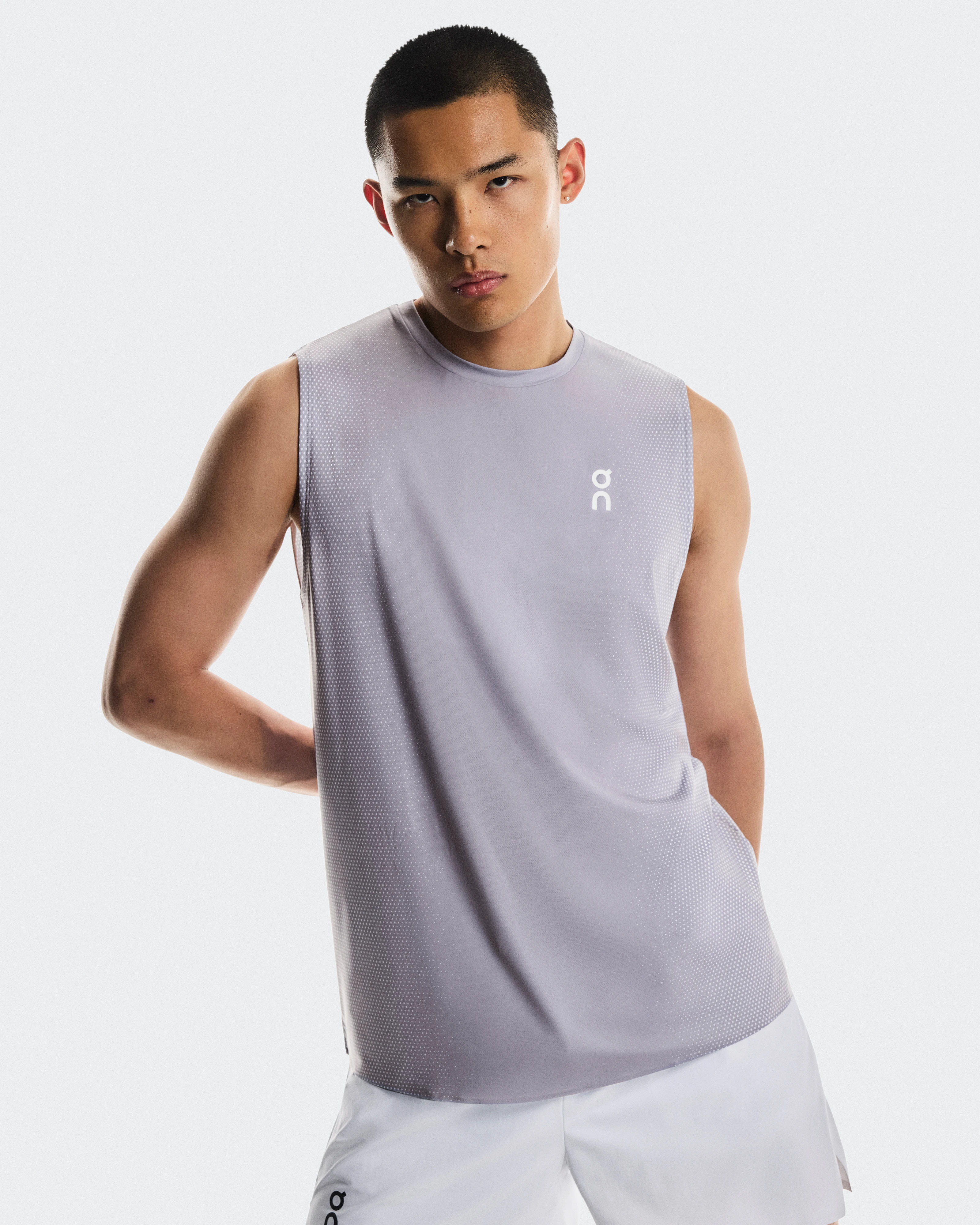 On Court Tank Lilac & Dim Men Tops and t-shirts