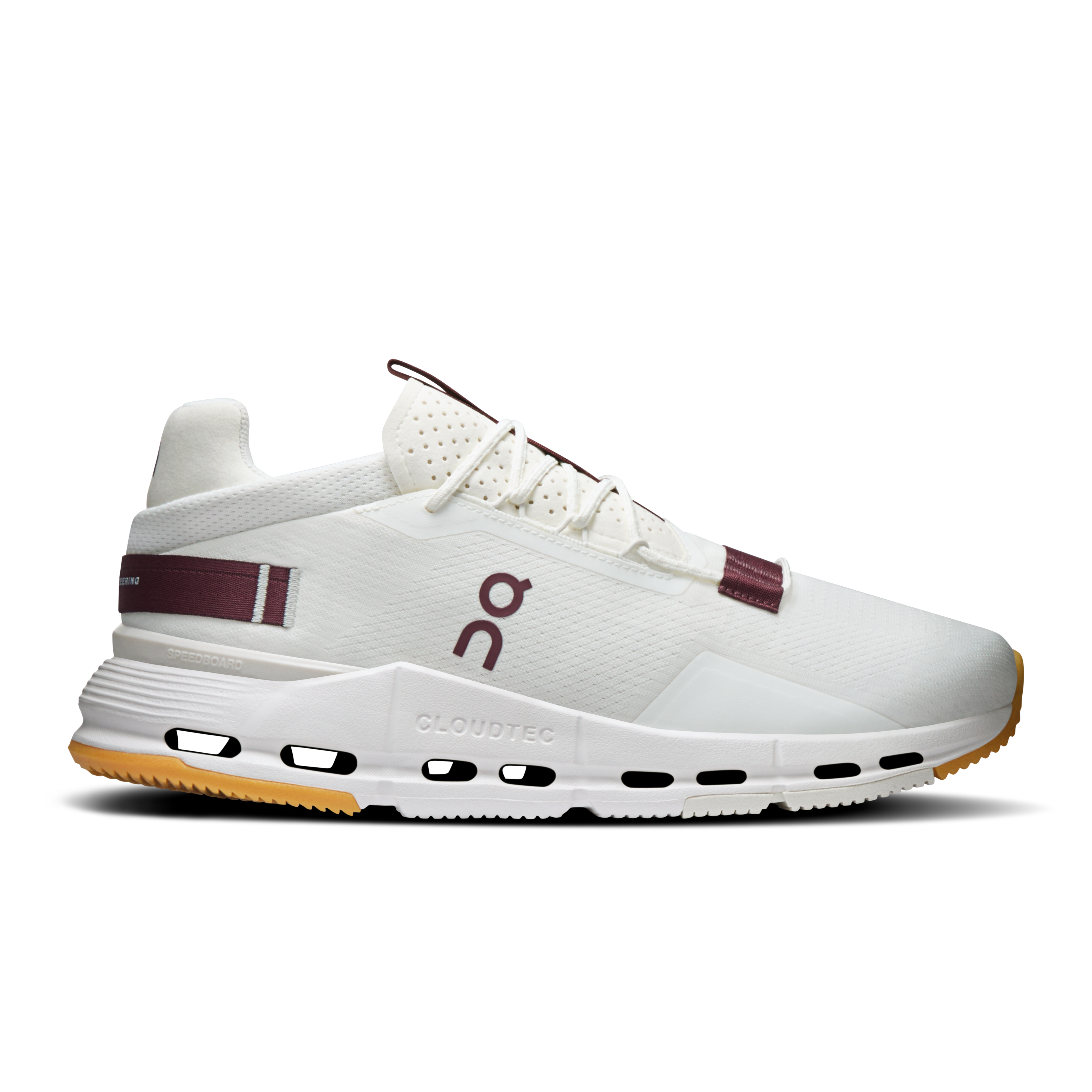 Cloudnova 2 Lifestyle Shoe in Ivory/Maroon