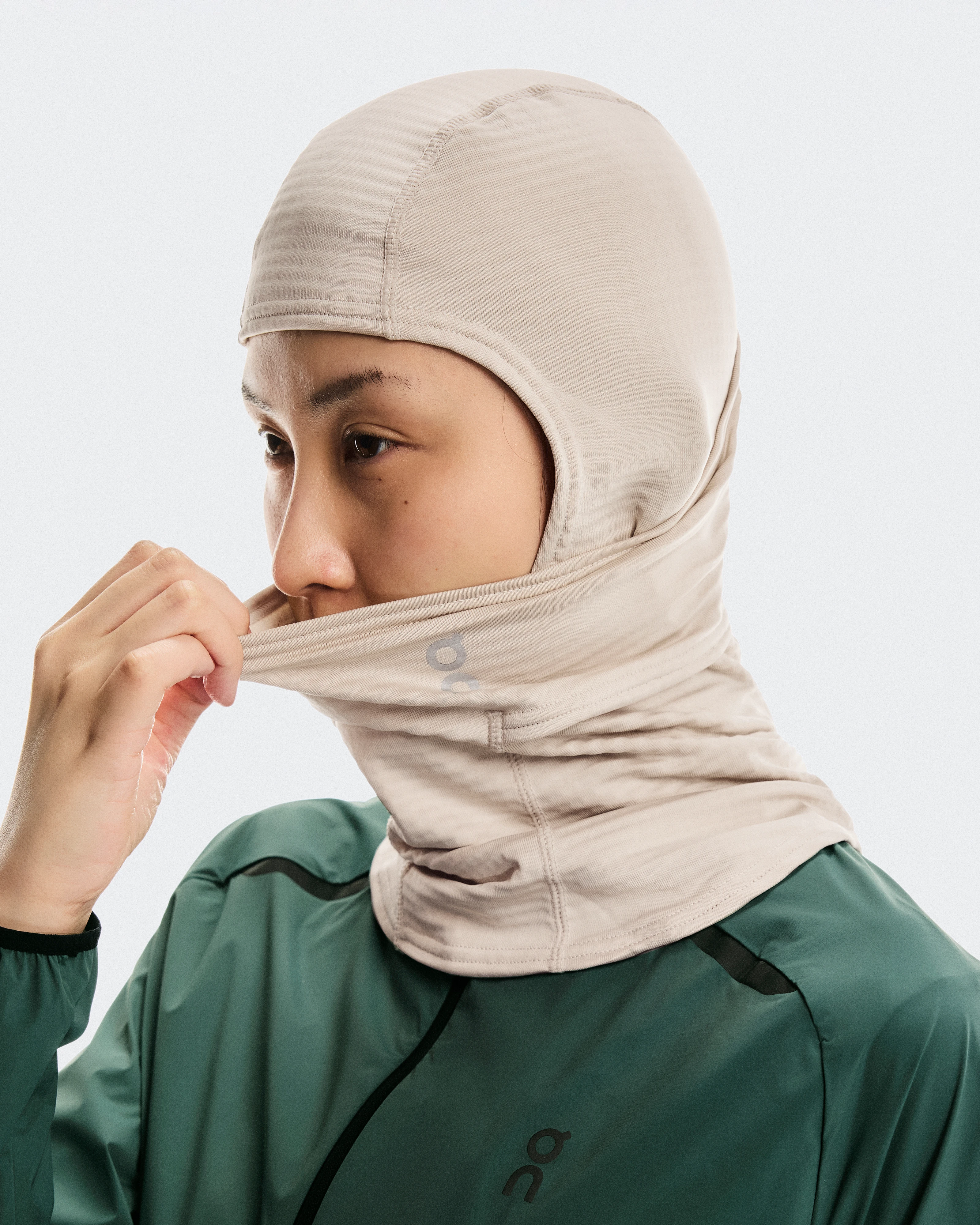 On Winter Run Balaclava Truffle Unisex Scarves and neck gaiters