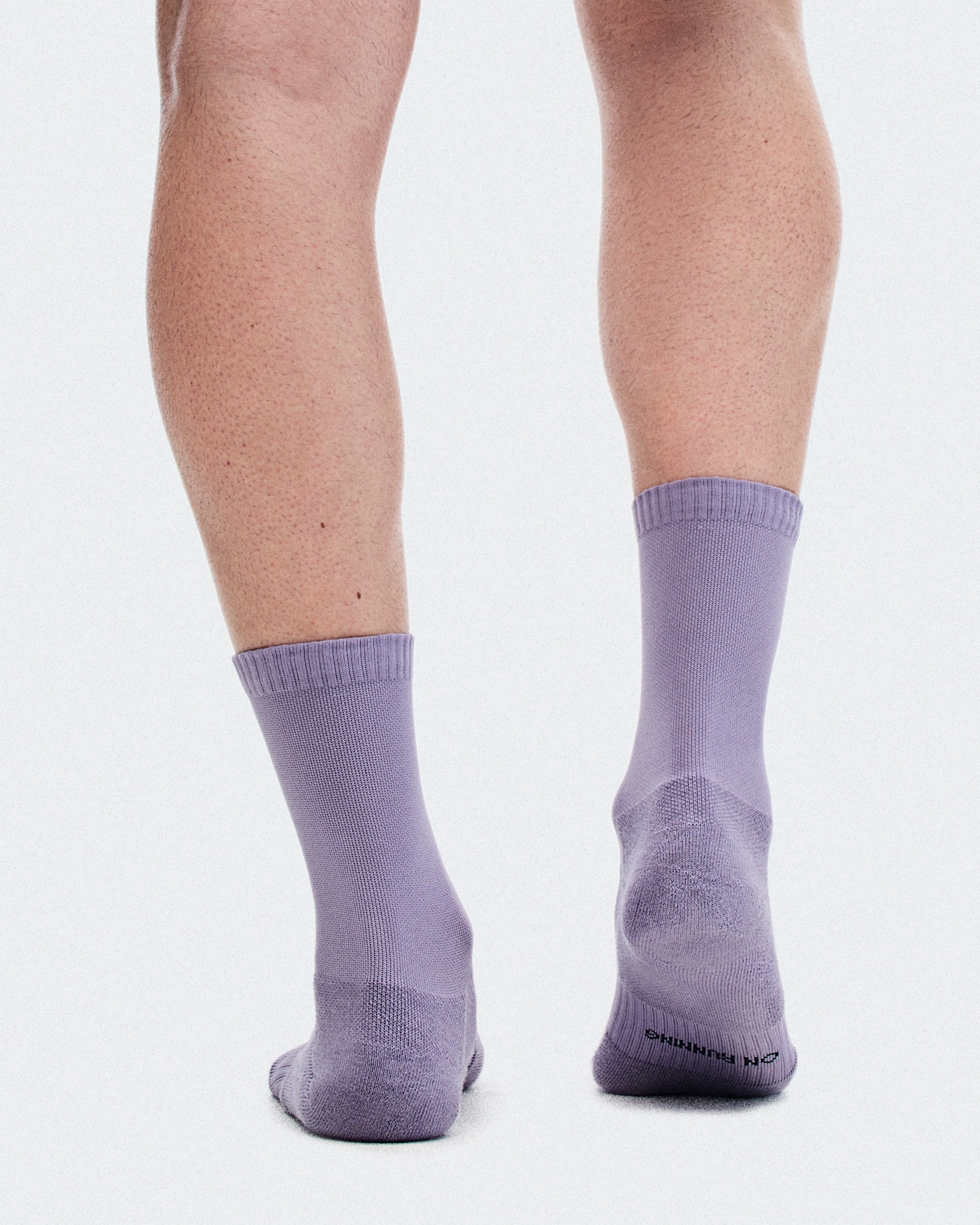 On Core Run Sock High 2P Foxglove & Mallow Unisex Calcetines