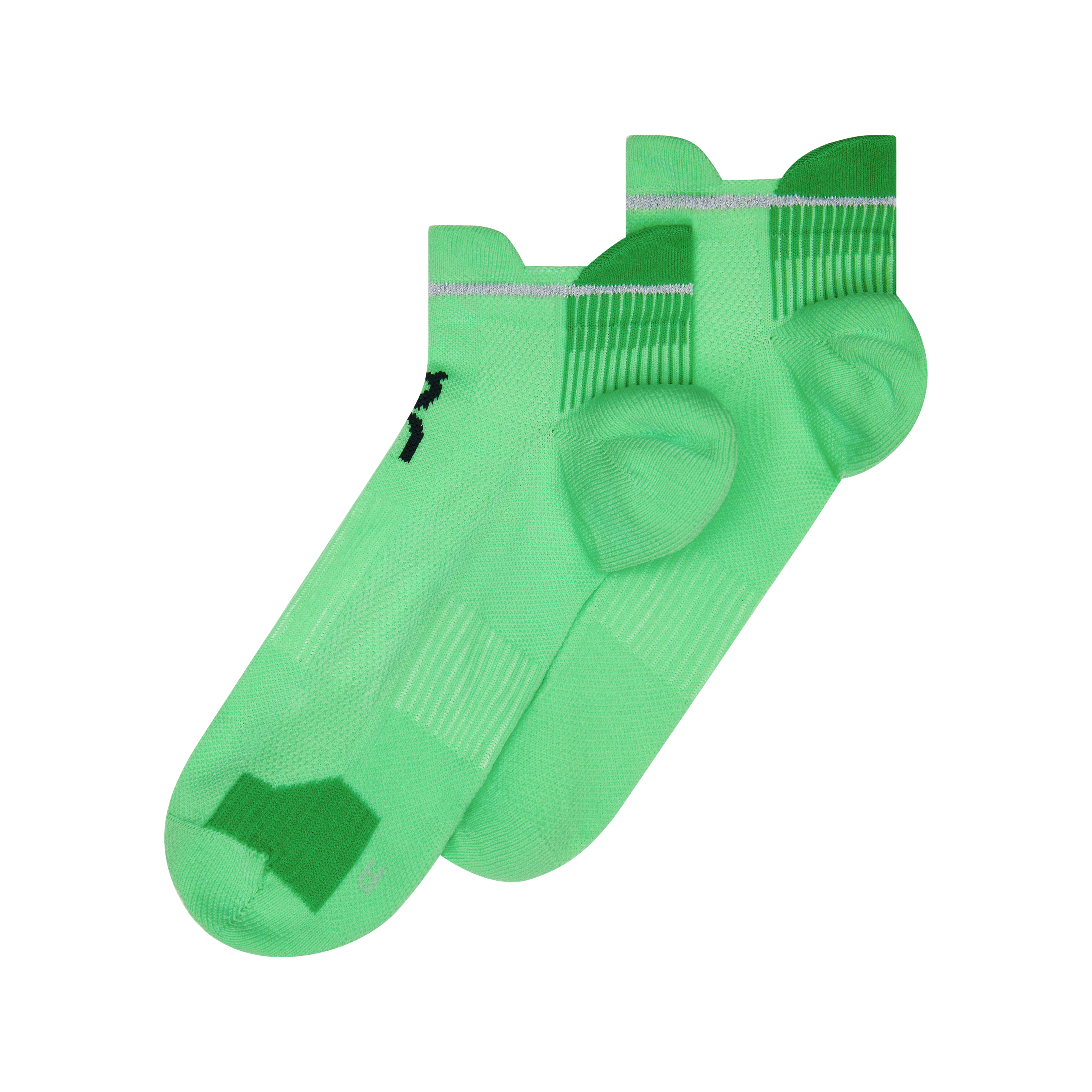 Performance Run Sock Low in Honeydew/Parsley