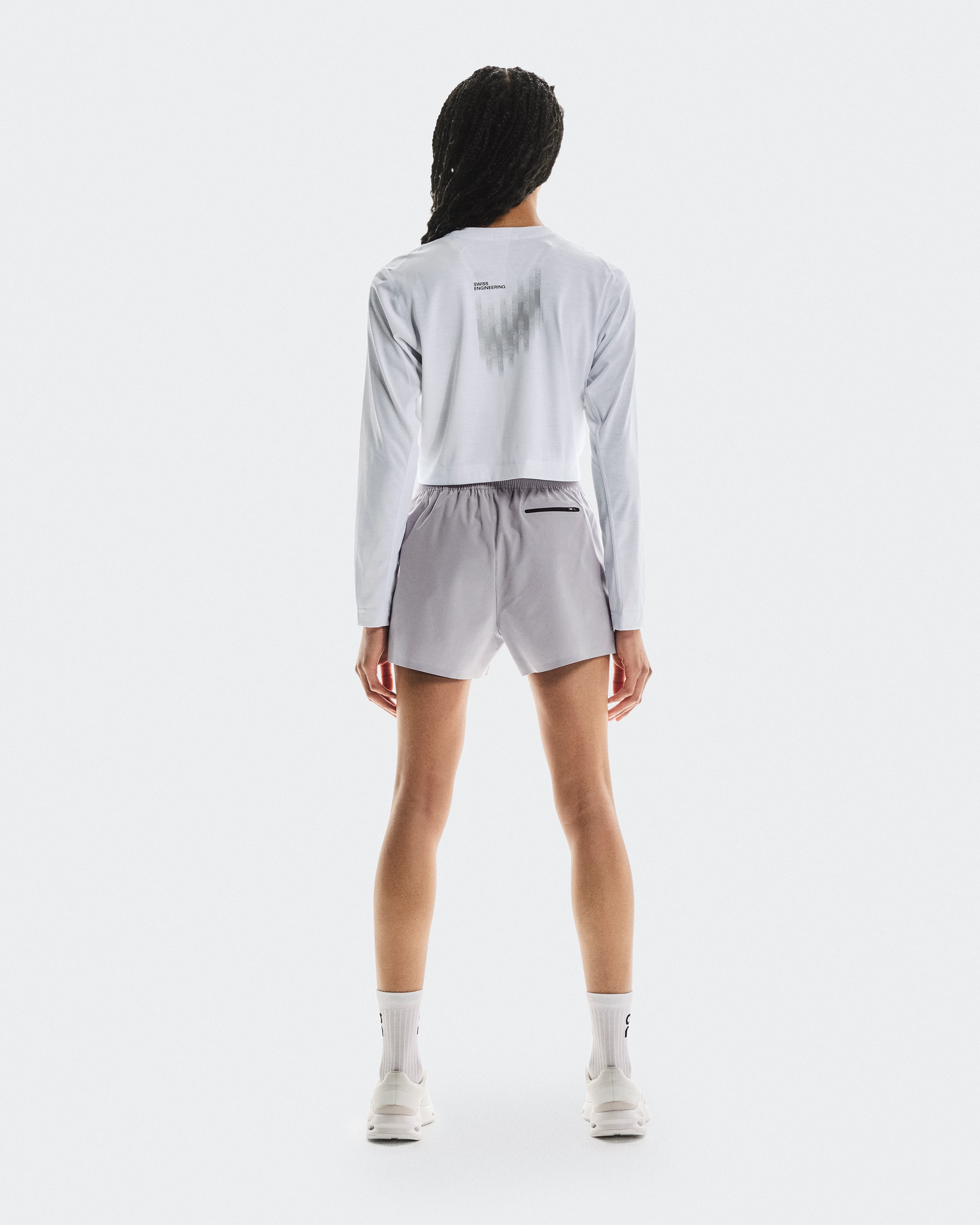 On Train Shorts Lilac Women Shorts