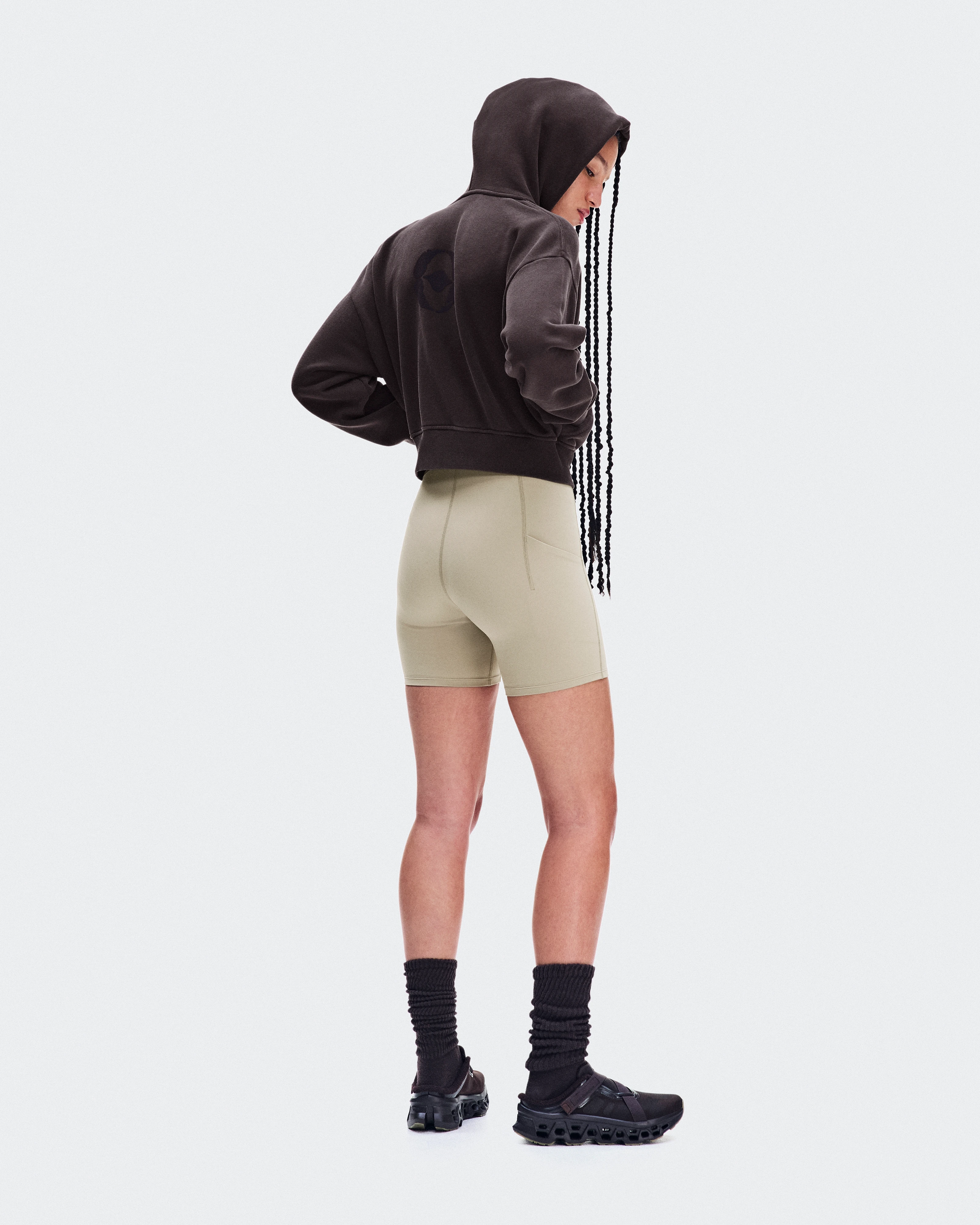 On Club Collective Full Zip Hoodie FKA Espresso Women Hoodies and sweatshirts