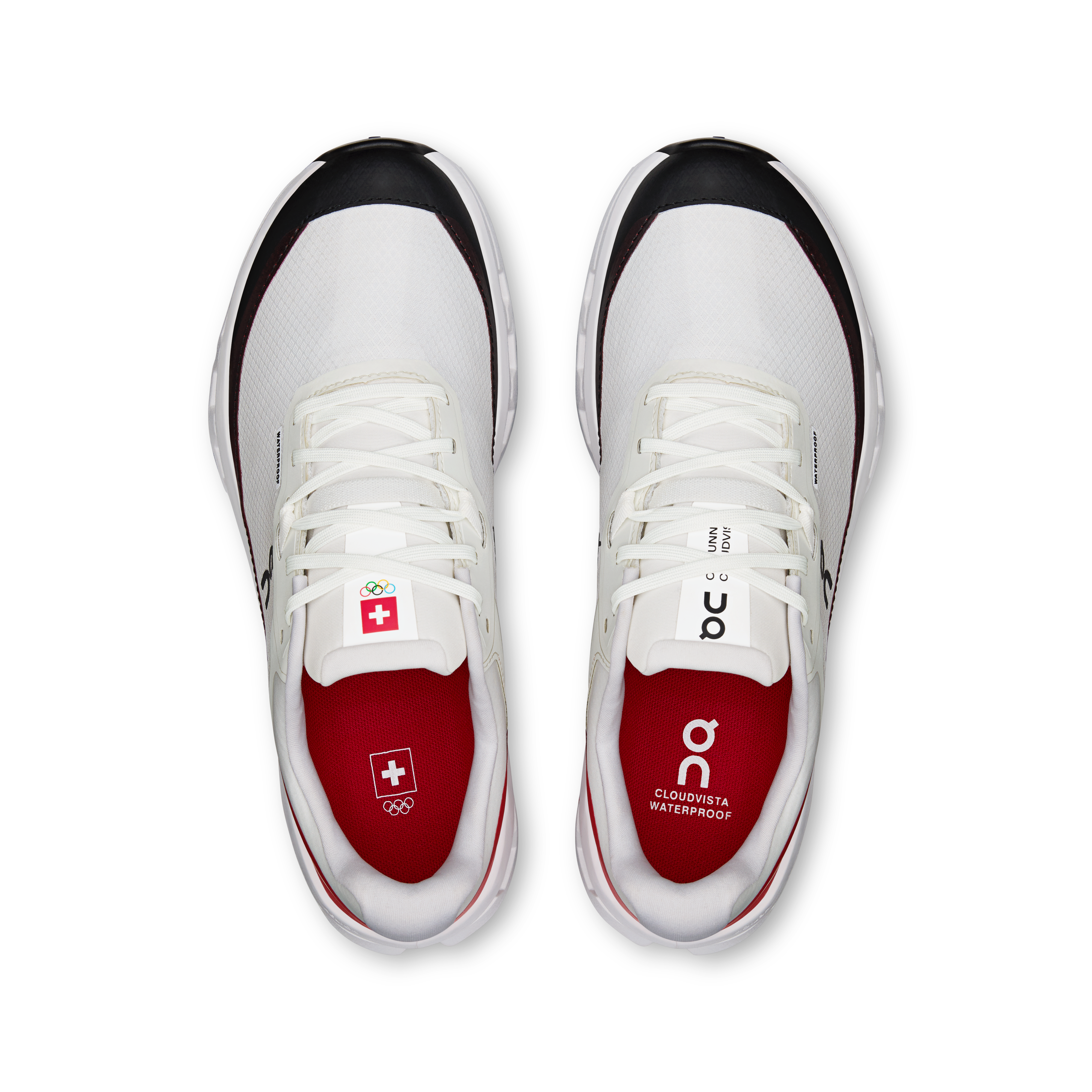 On Cloudvista 2 Waterproof Swiss Olympic White & Robin Women Trail running Shoes