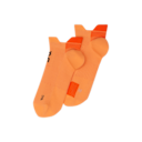 Performance Run Sock Low in Tangerine/Flame