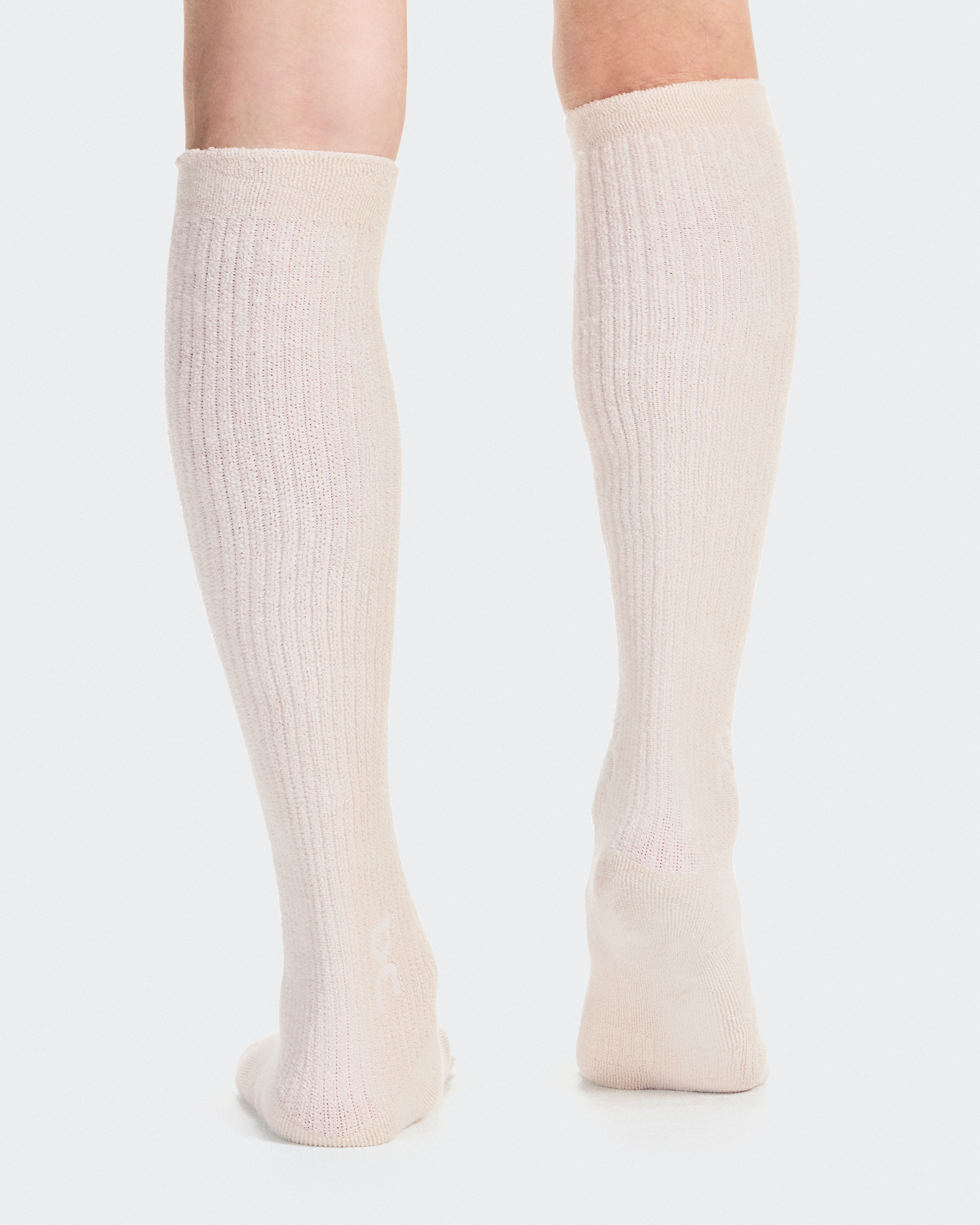 On Terry Sock Knee High Pearl Unisex Socks