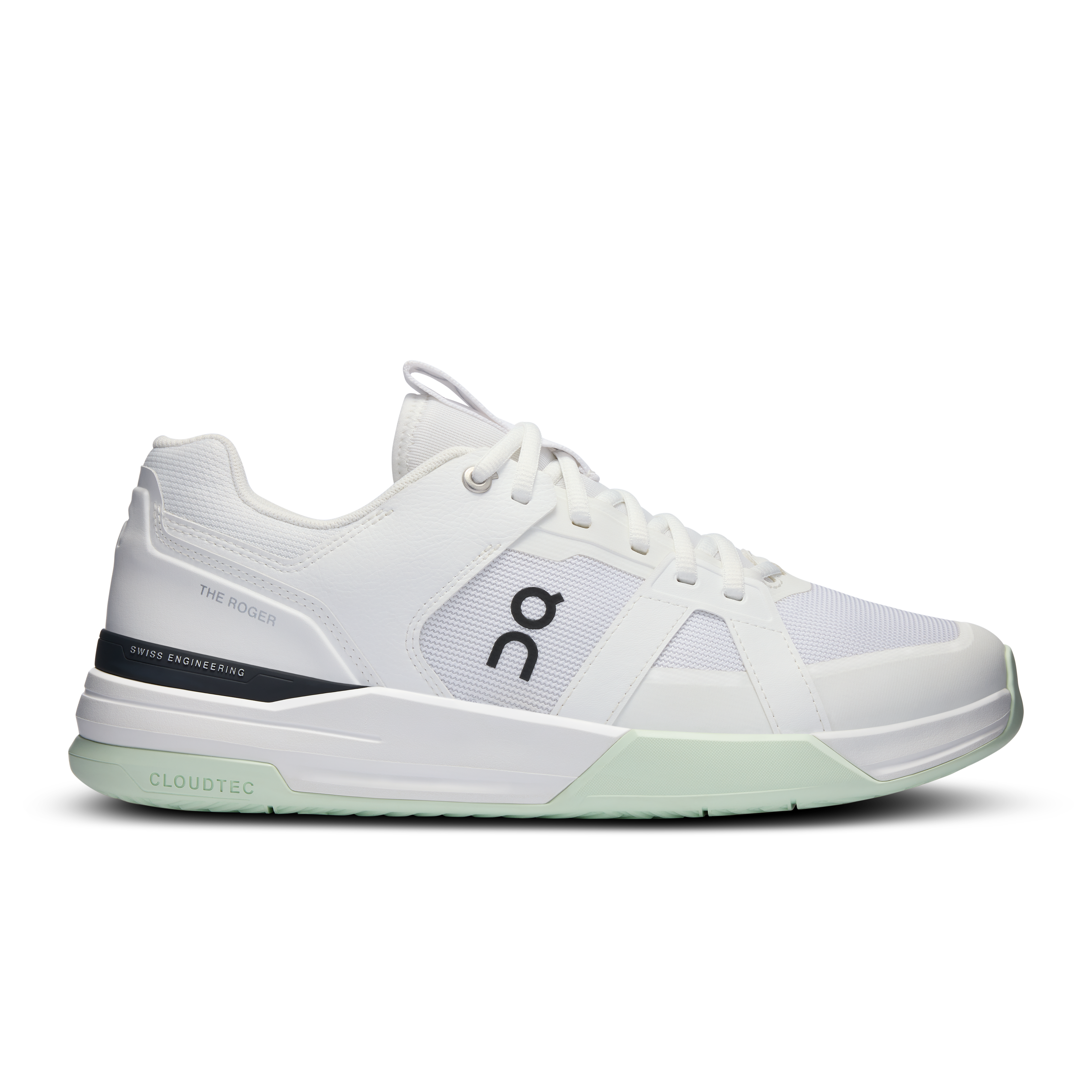 THE ROGER Clubhouse Pro Tennis Shoe in White/Lima