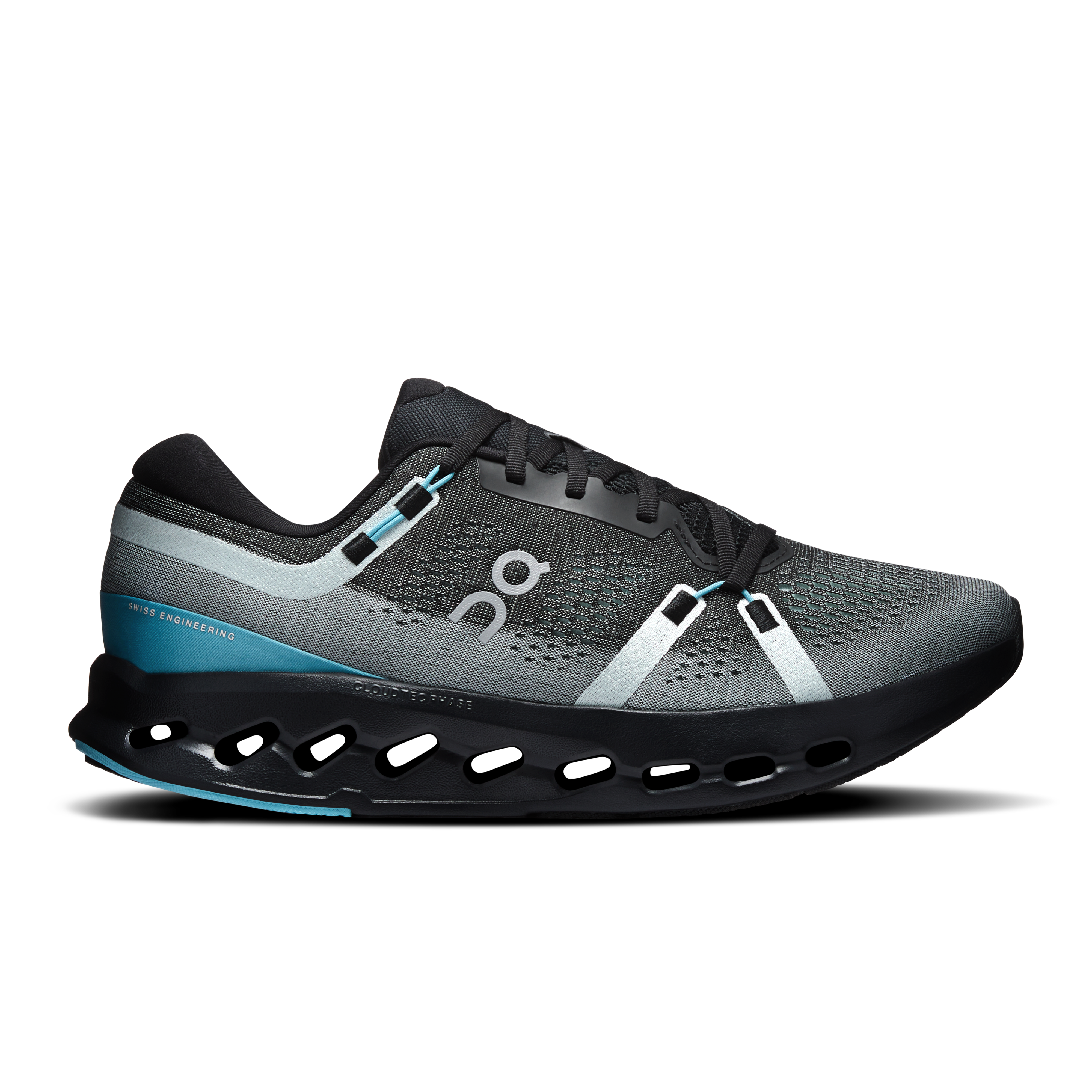Cloudsurfer 2 Road Running Shoe in Black/Flurry