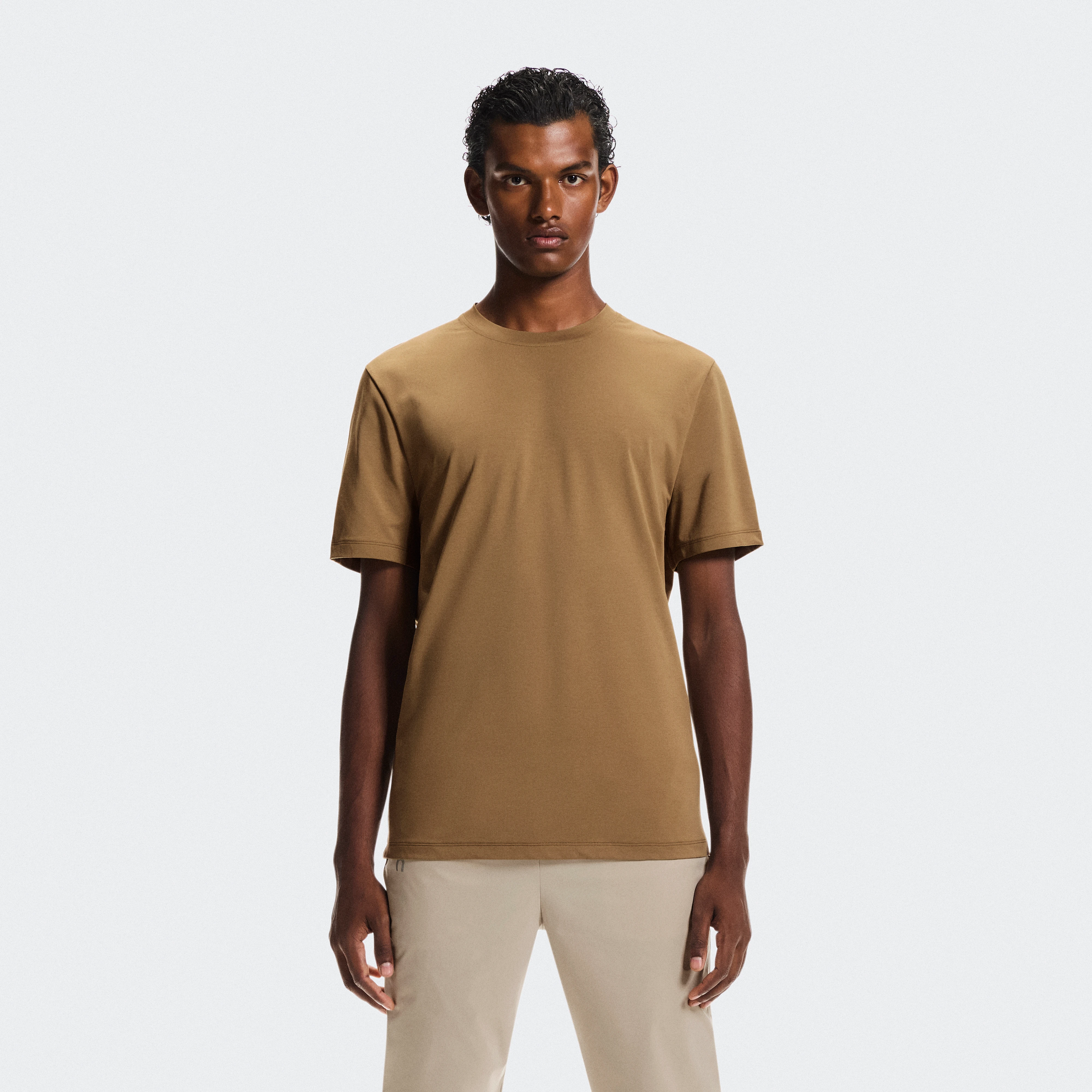 On Focus-T Brown Men Men – Low-intensity workouts, all-day wear Tops and t-shirts