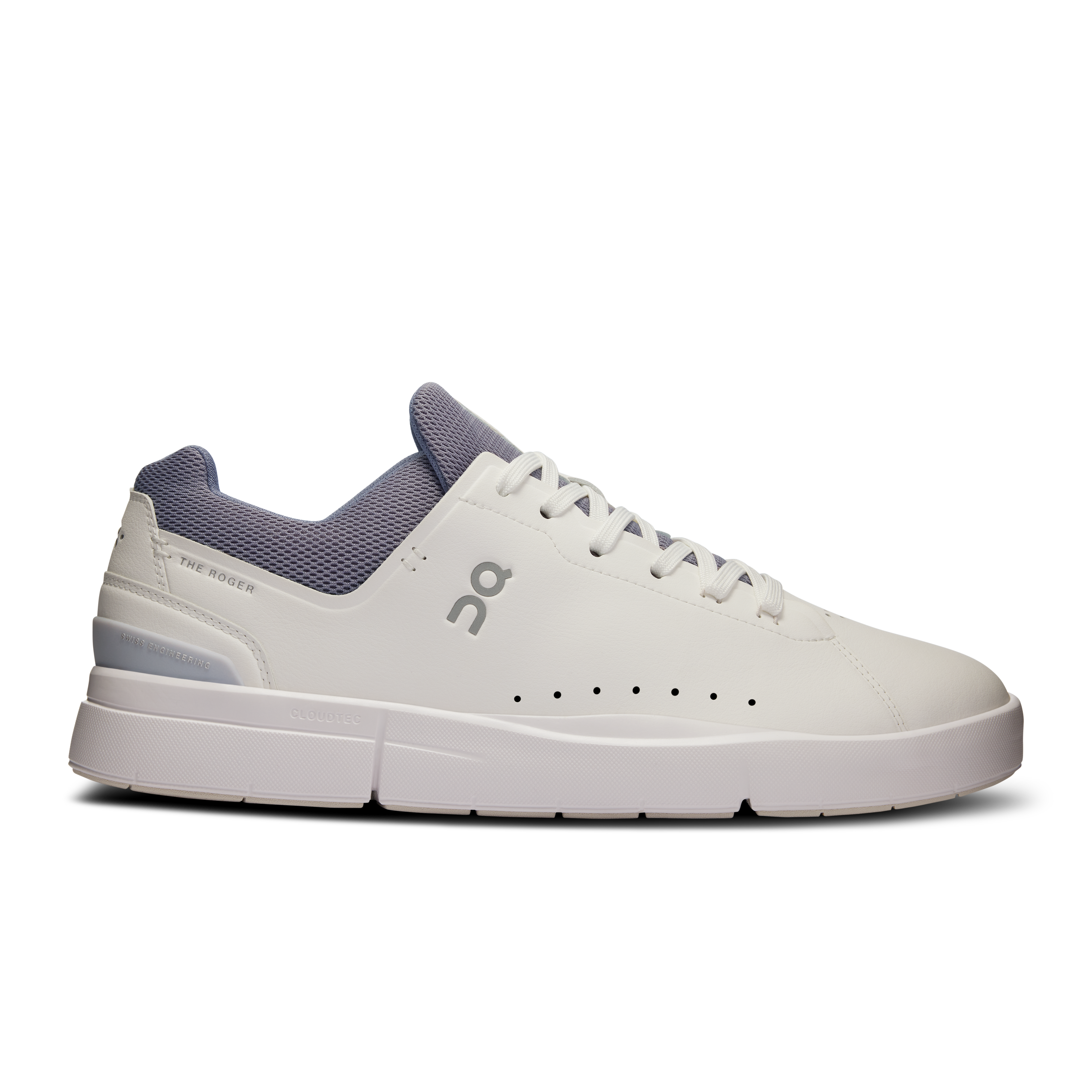 THE ROGER Advantage Lifestyle Shoe in White/Fossil