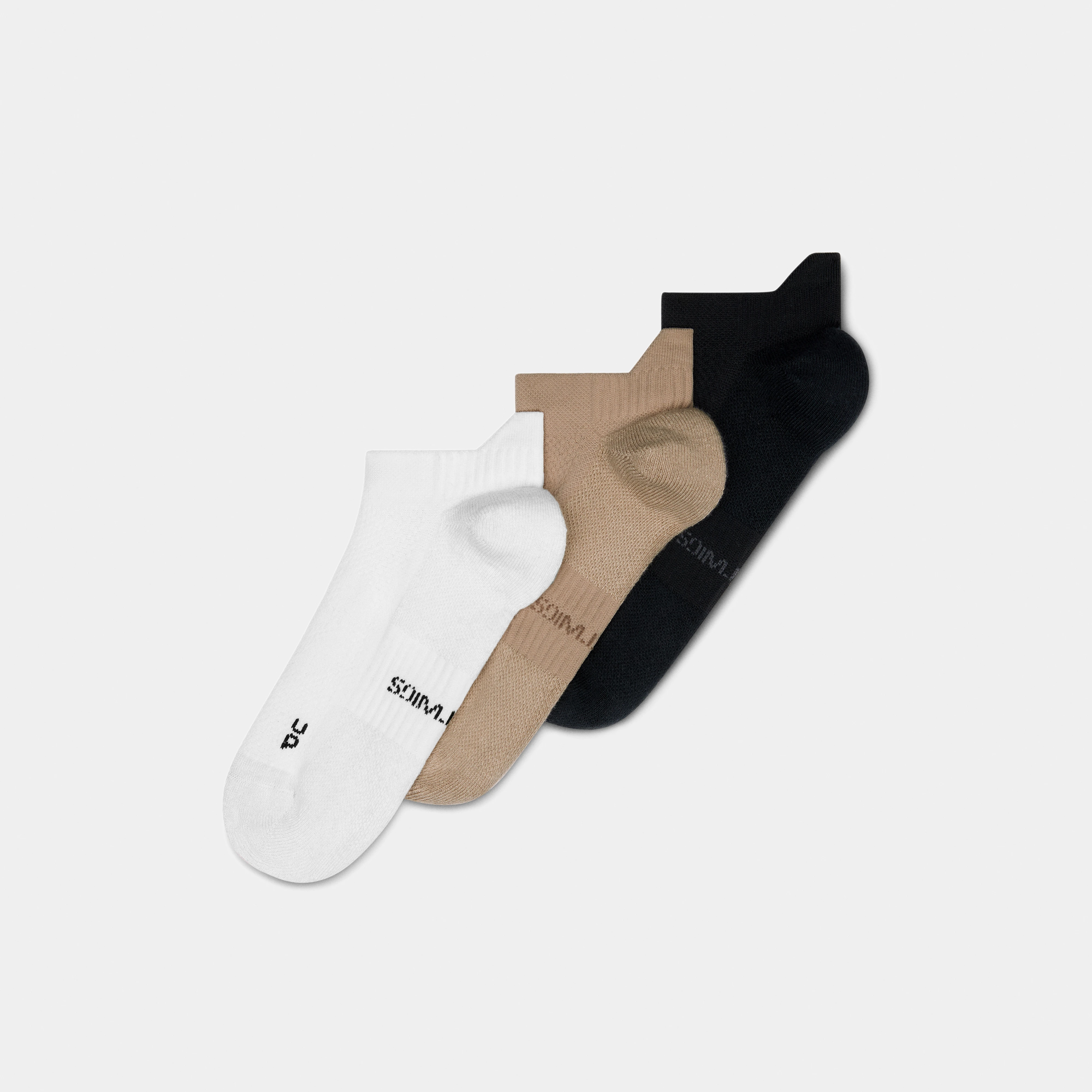 On Core Sock FKA Schwarz Beige Unisex Unisex – Training, Lifestyle Socken