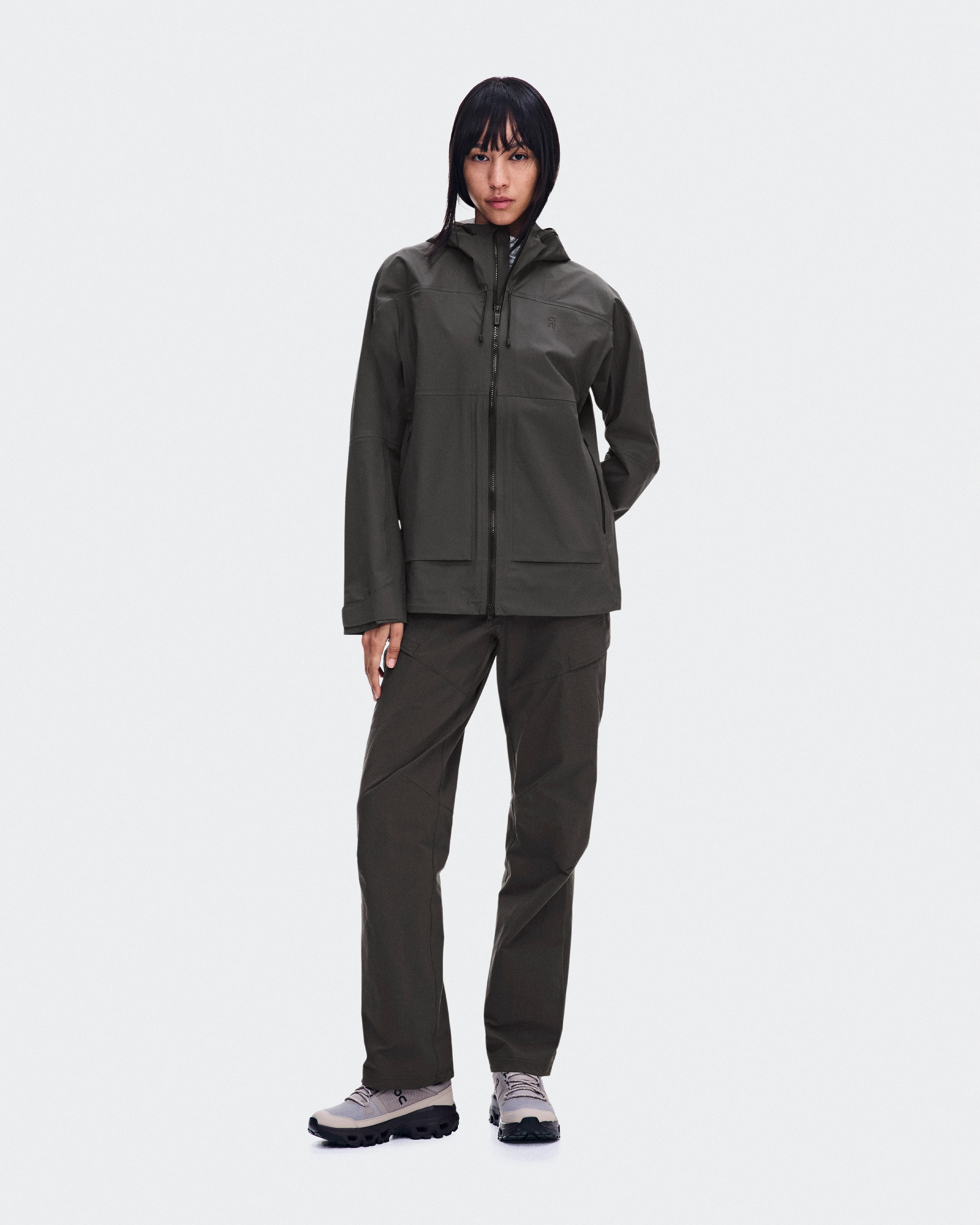 On Ascent Jacket Espresso Women Jackets