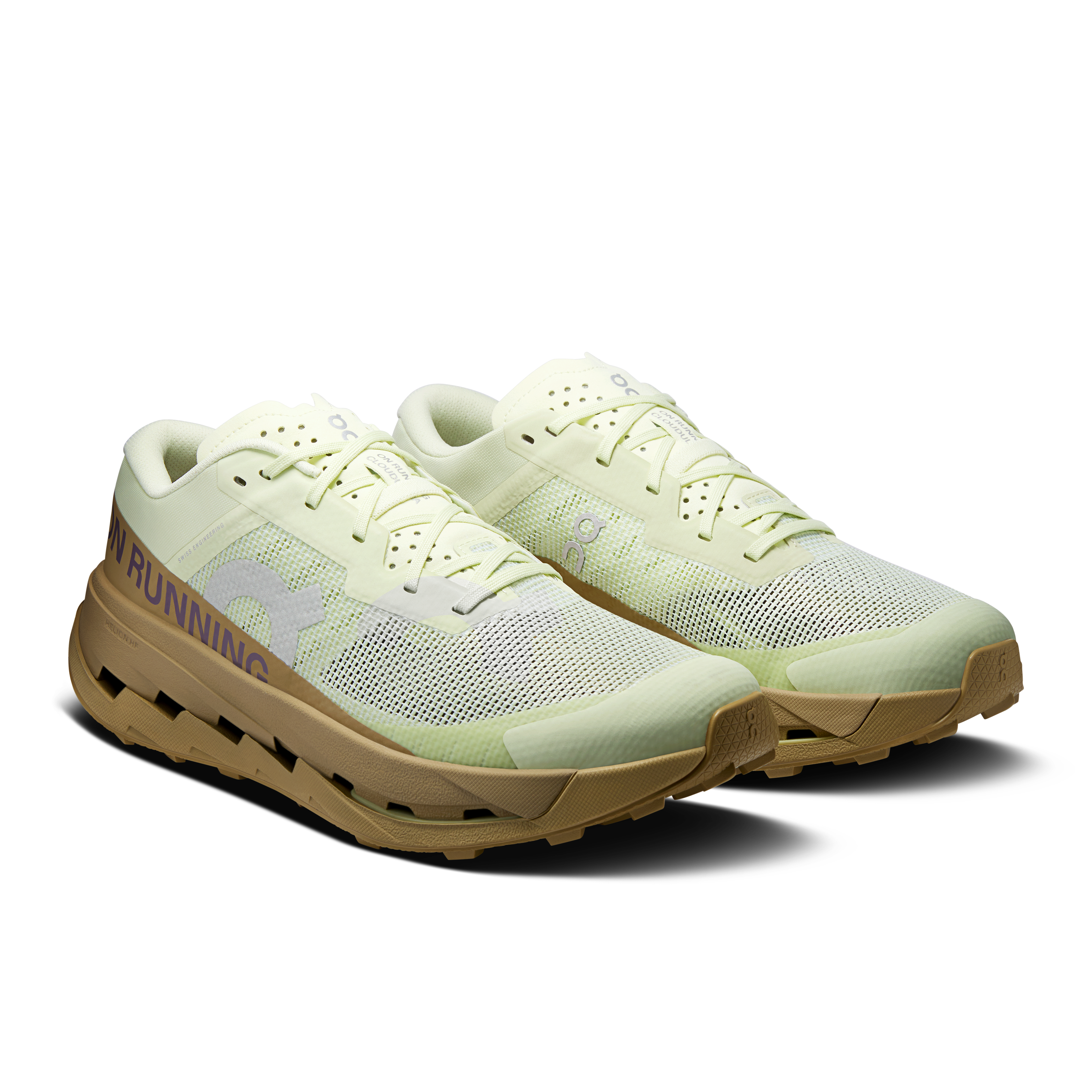 On Cloudultra 3 Linen & Safari Herren Trailrunning Schuhe