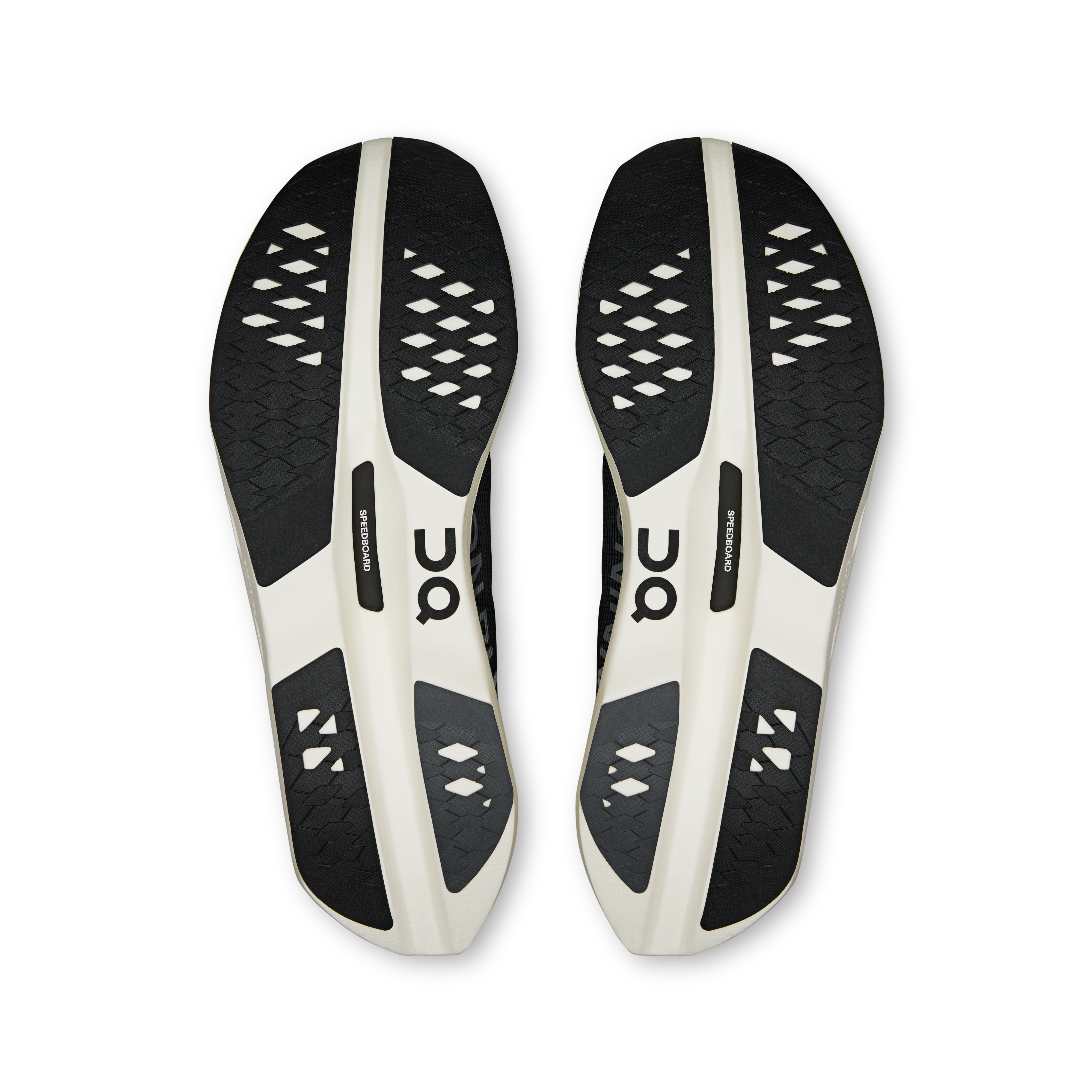 On Cloudboom Volt White & Black Homme Running sur route Chaussures