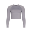 Studio Long-T Crop Long-Sleeve Shirt in Lilac