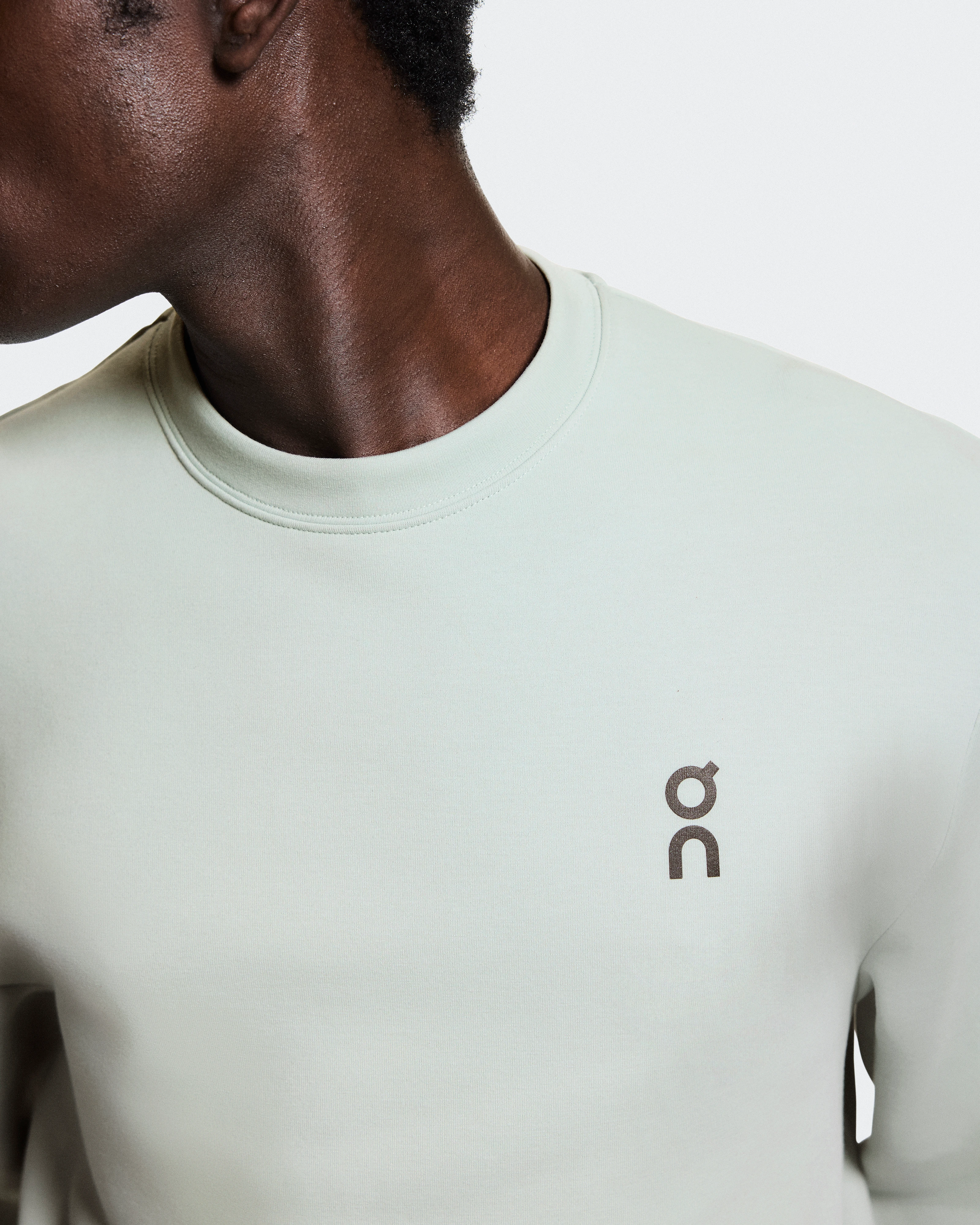 On Focus Tech Crew Mineral Homme Sweats à capuche et sweats