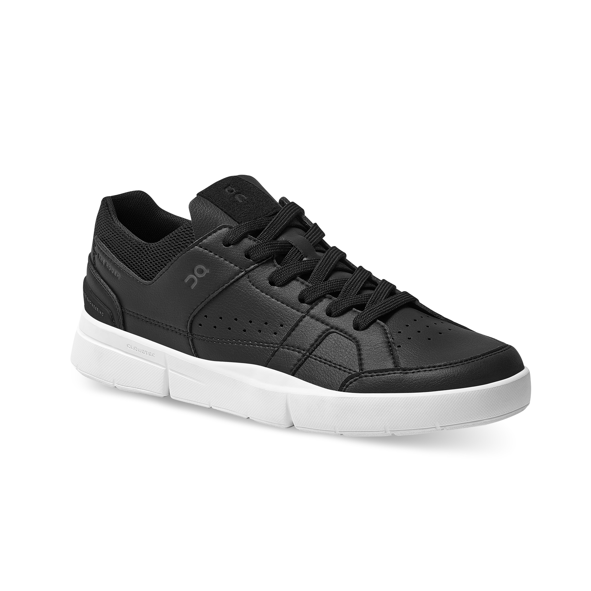 On THE ROGER Clubhouse Black & White Feminino Vida ativa Tênis