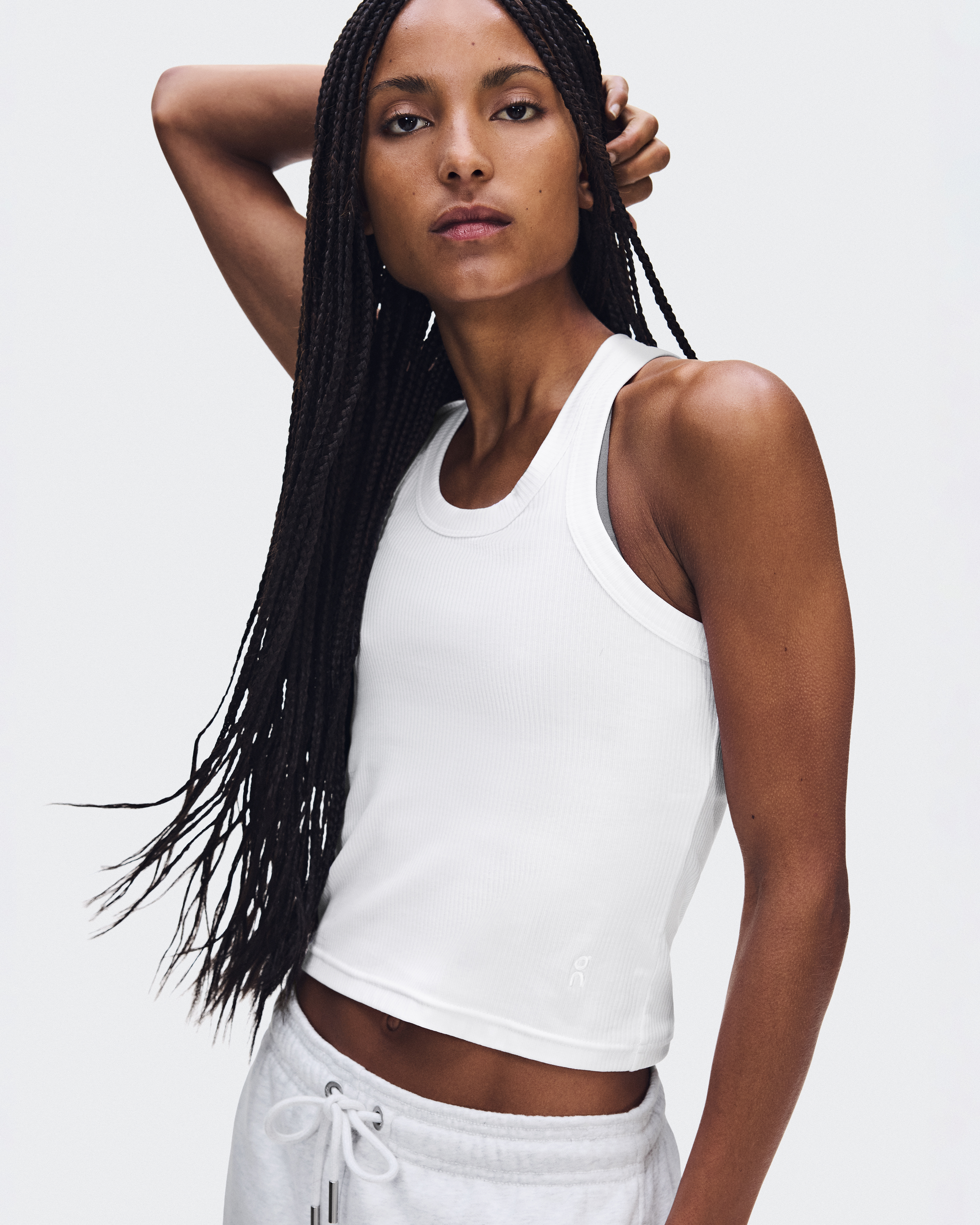 ウィメンズ All-Day Ribbed Tank | White | On 日本