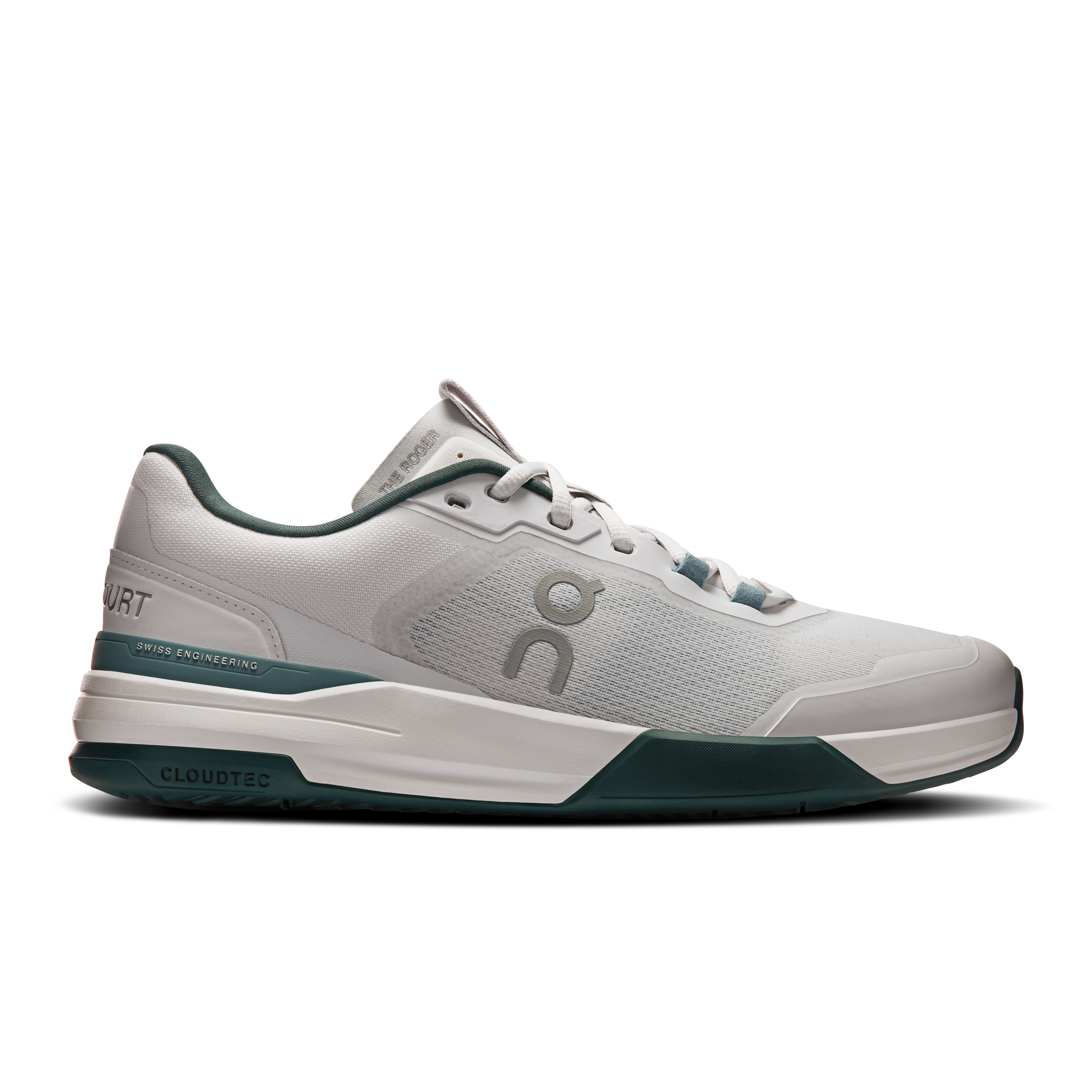 THE ROGER Advantage Pro Tennis Shoe in Frost/Evergreen