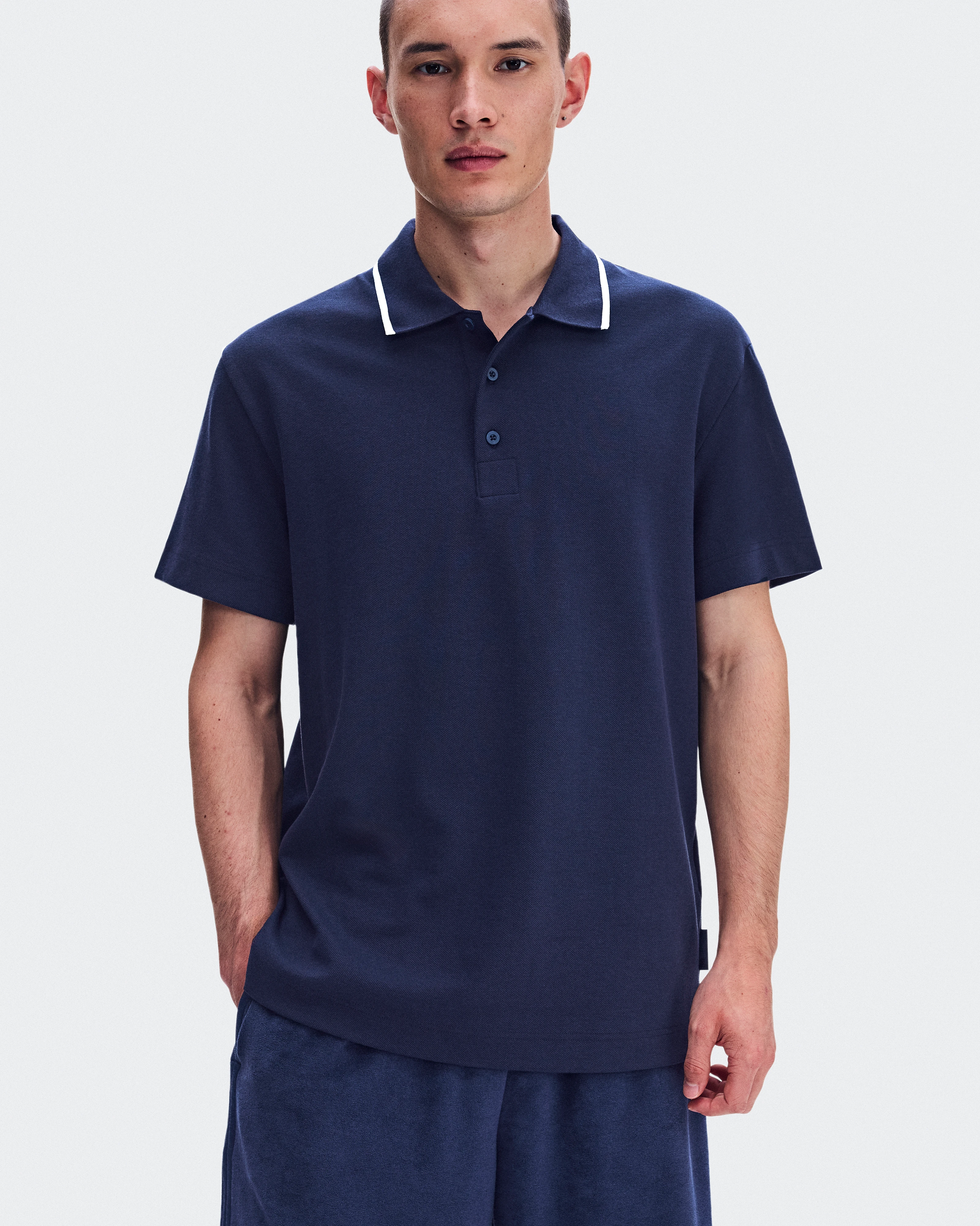 On Courtside Polo Inkwell Men Tops and t-shirts
