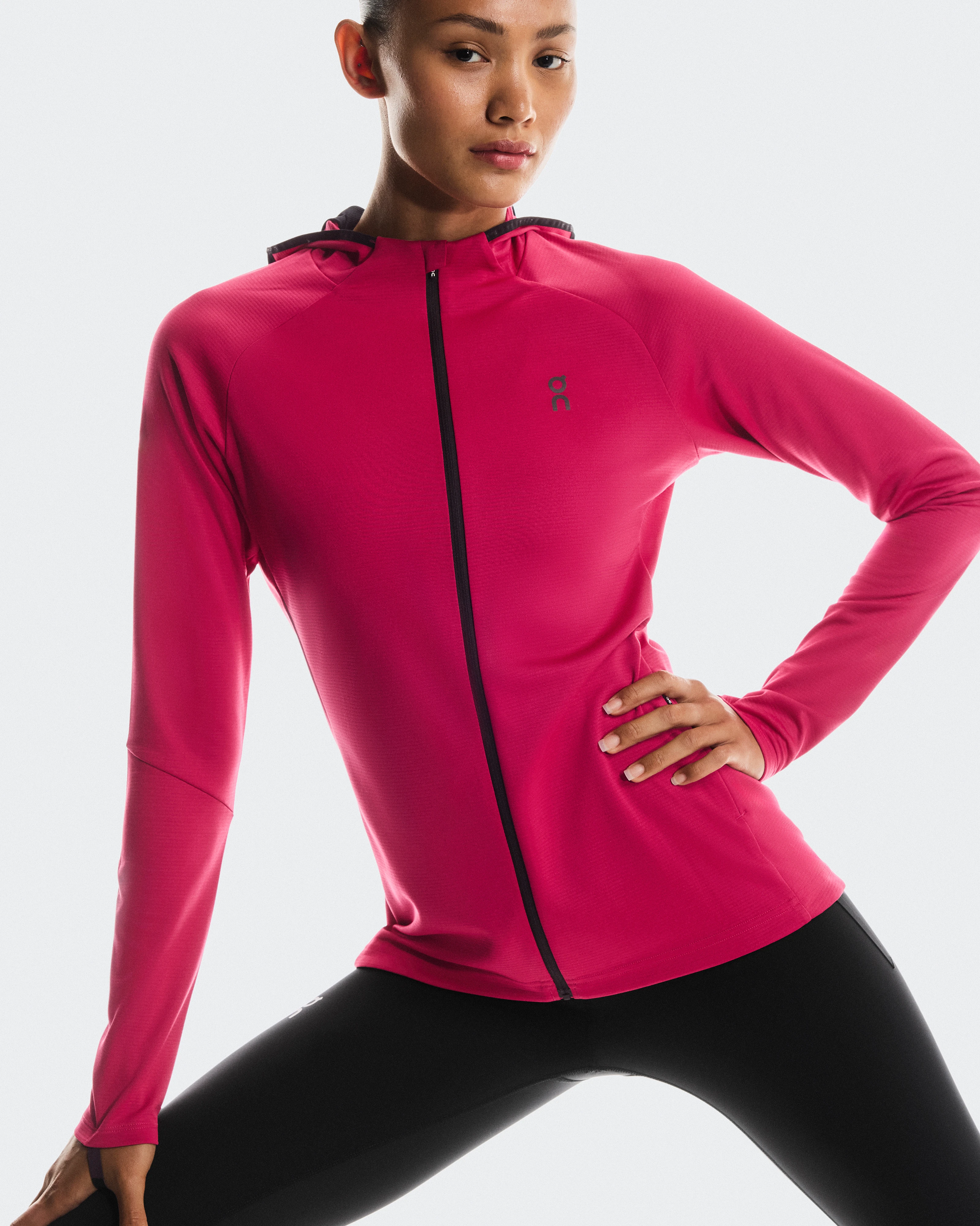 On Climate Zip Hoodie Grenadine Women Hoodies and sweatshirts